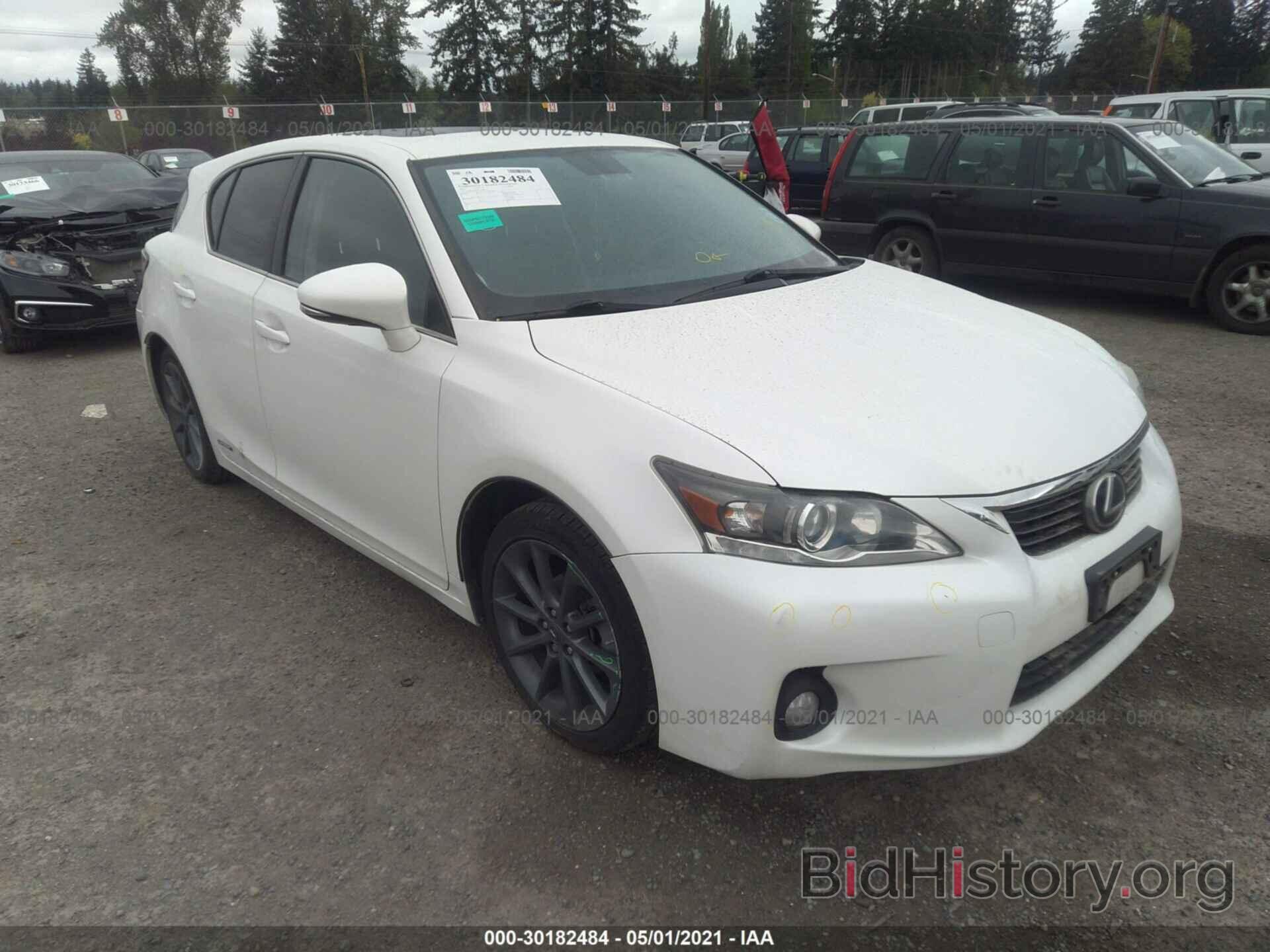 Photo JTHKD5BH5C2086233 - LEXUS CT 200H 2012