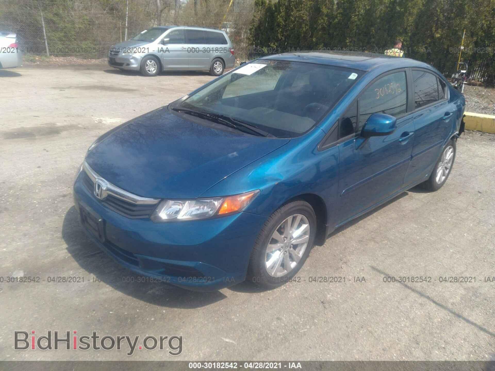 2012 HONDA CIVIC SDN - VIN: 2HGFB2F81CH506435 - Фото 2