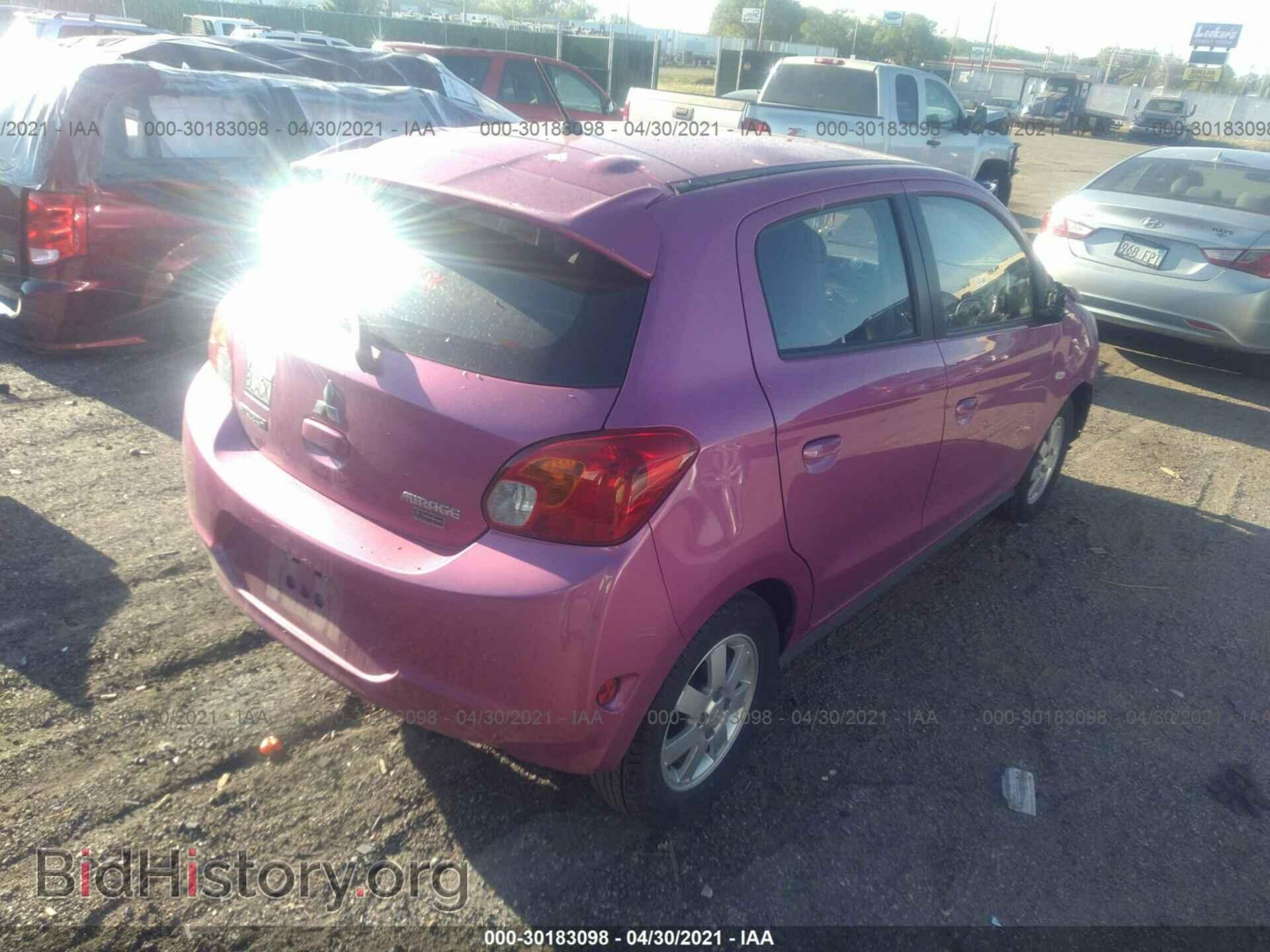 2015 MITSUBISHI MIRAGE - VIN: ML32A4HJ2FH060806 - Фото 4