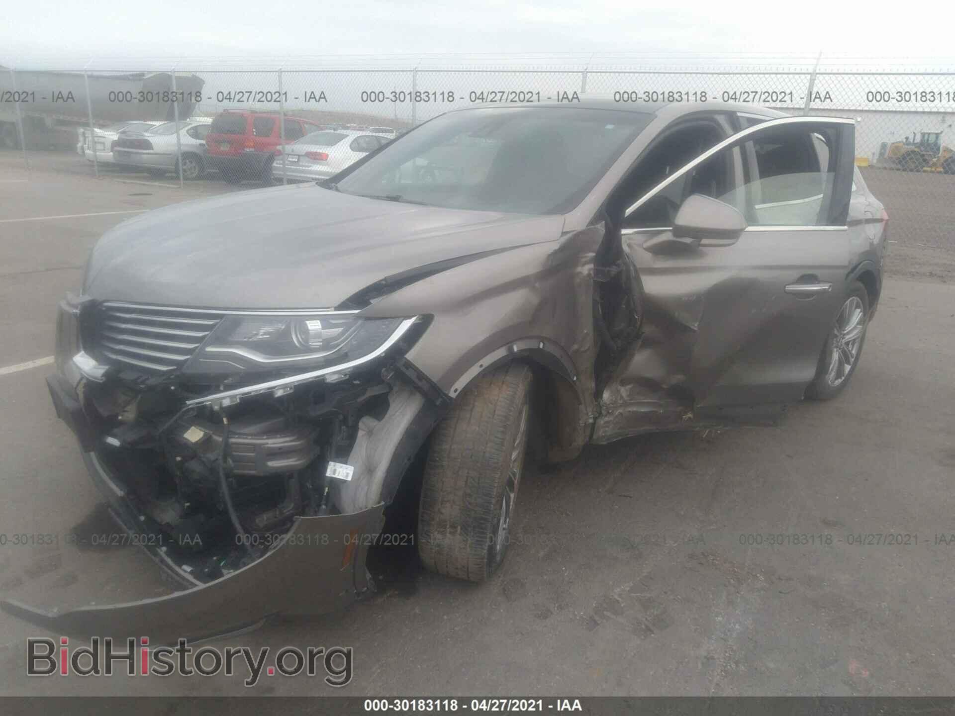 2016 LINCOLN MKX - VIN: 2LMTJ8LPXGBL71497 - Фото 2