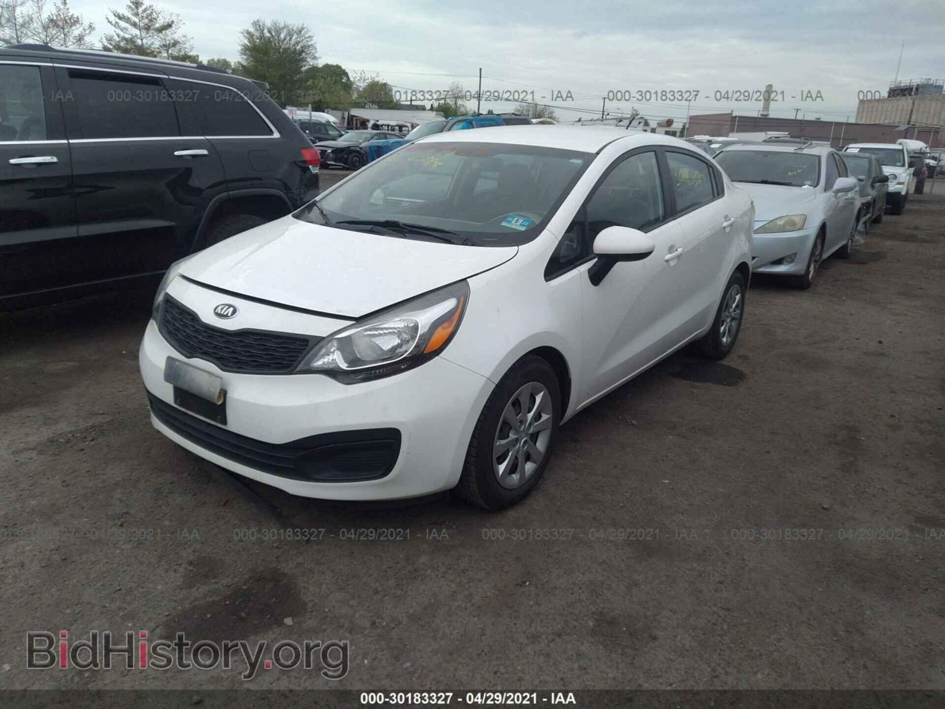 2014 KIA RIO - VIN: KNADM4A36E6389055 - Фото 2