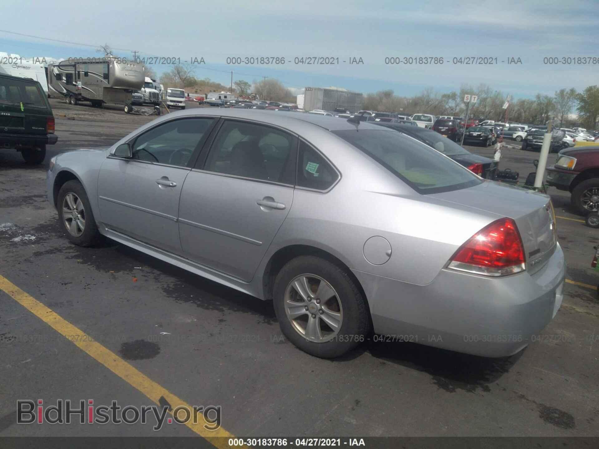 2012 CHEVROLET IMPALA - VIN: 2G1WF5E36C1283899 - Фото 3