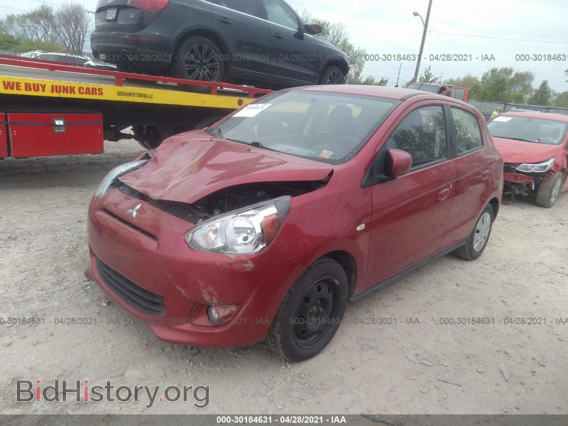 2015 MITSUBISHI MIRAGE - VIN: ML32A3HJ7FH059208 - Фото 2