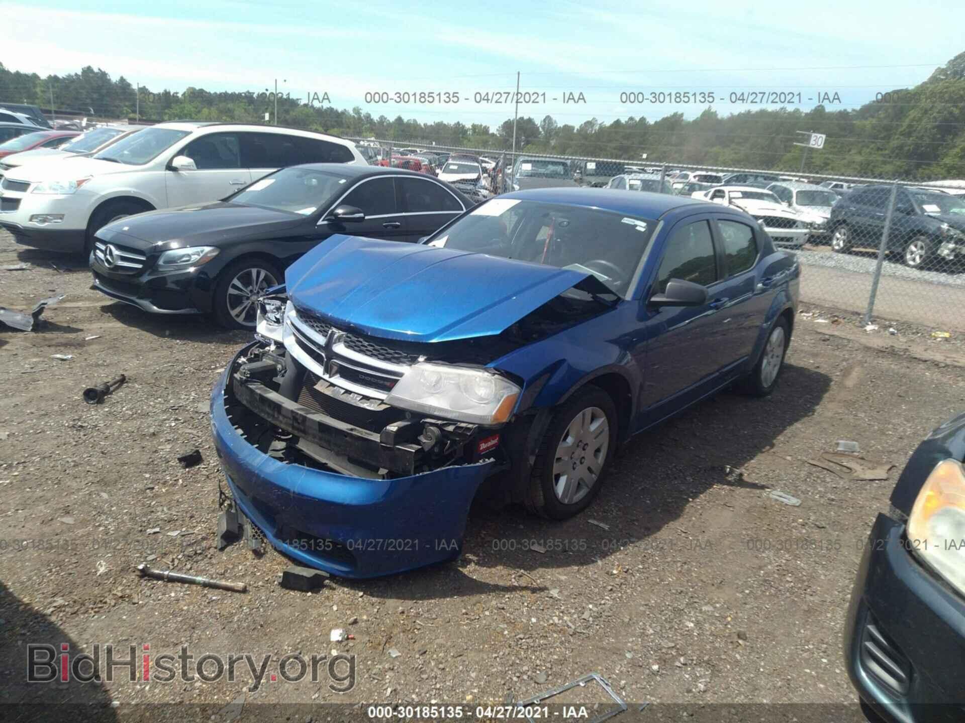 2013 DODGE AVENGER - VIN: 1C3CDZAB6DN590045 - Фото 2
