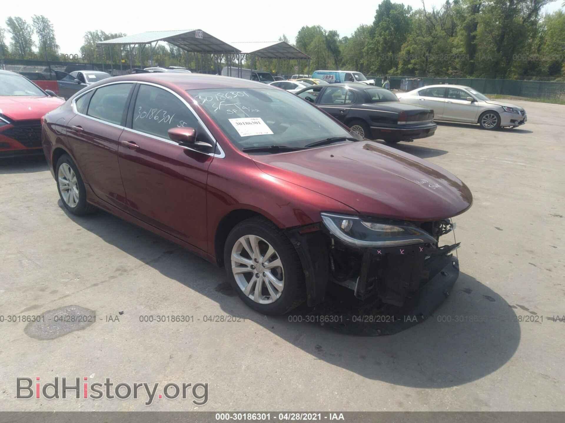 Фотография 1C3CCCAB0FN564379 - CHRYSLER 200 2015