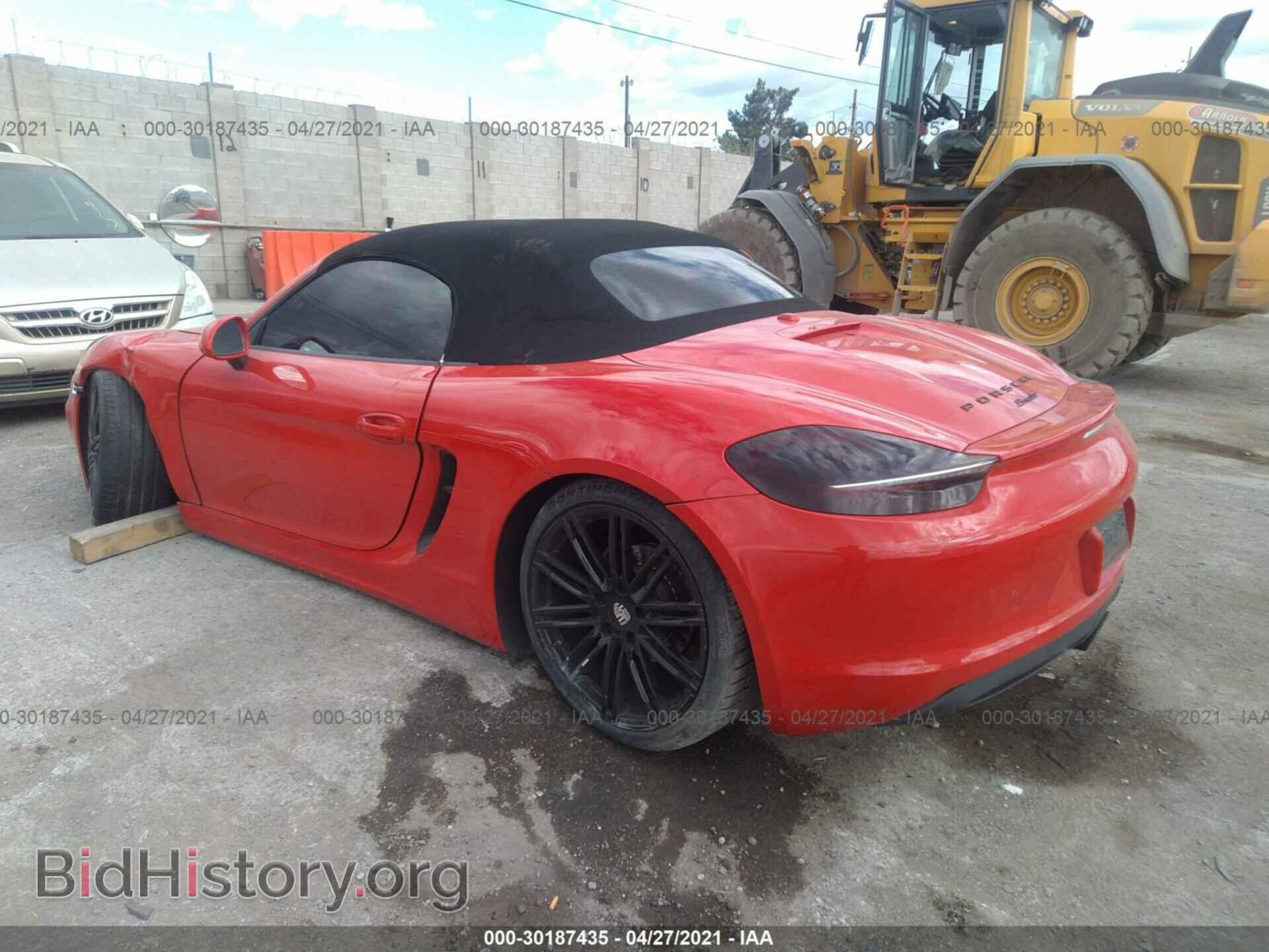 2016 PORSCHE BOXSTER - VIN: WP0CA2A87GS120175 - Фото 3