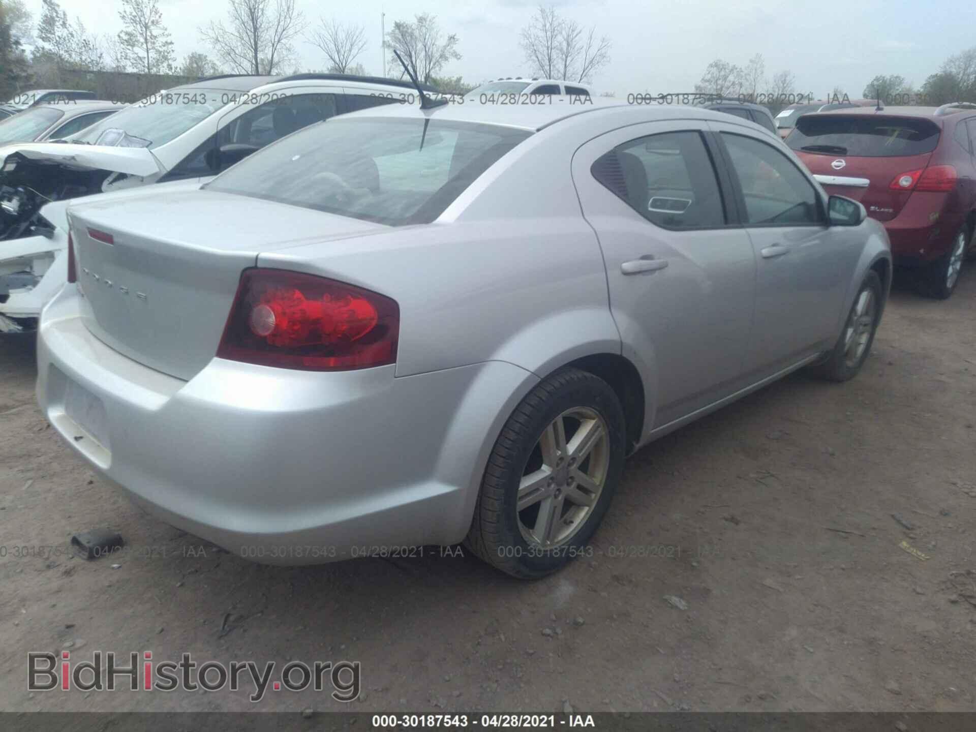 2011 DODGE AVENGER - VIN: 1B3BD1FB5BN534677 - Фото 4
