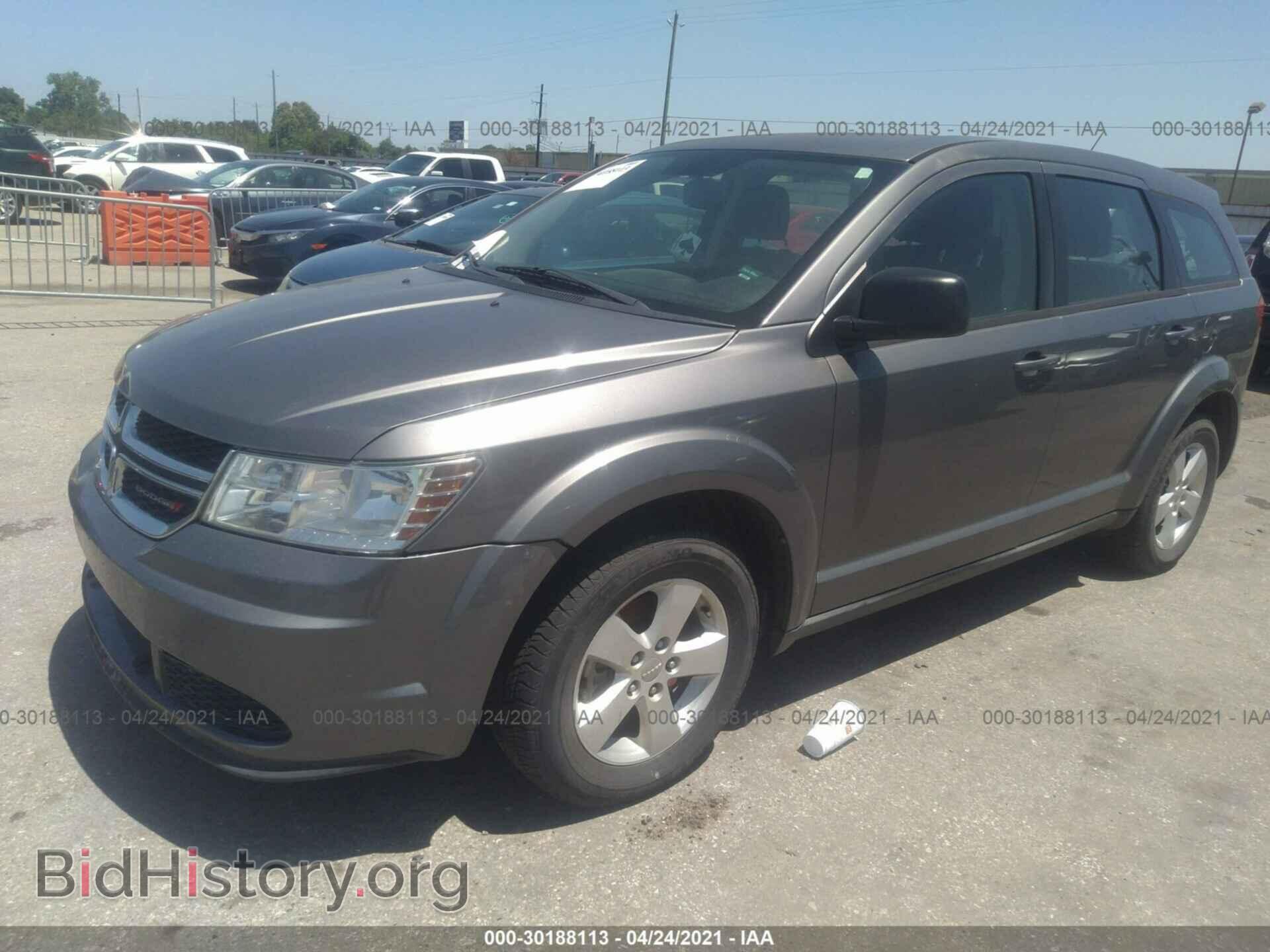 2013 DODGE JOURNEY - VIN: 3C4PDCAB3DT665276 - Фото 2