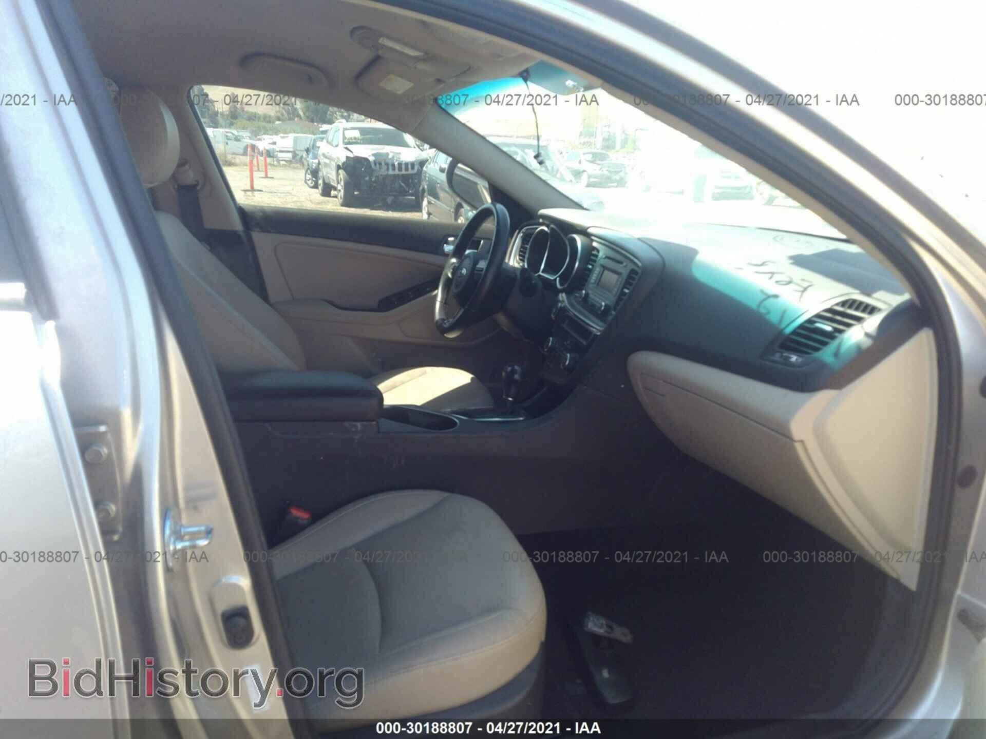 2014 KIA OPTIMA - VIN: 5XXGN4A7XEG271012 - Фото 5