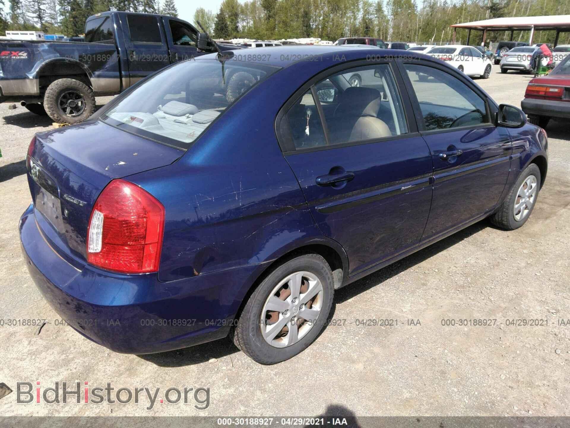 2009 HYUNDAI ACCENT - VIN: KMHCN46C09U304826 - Фото 4