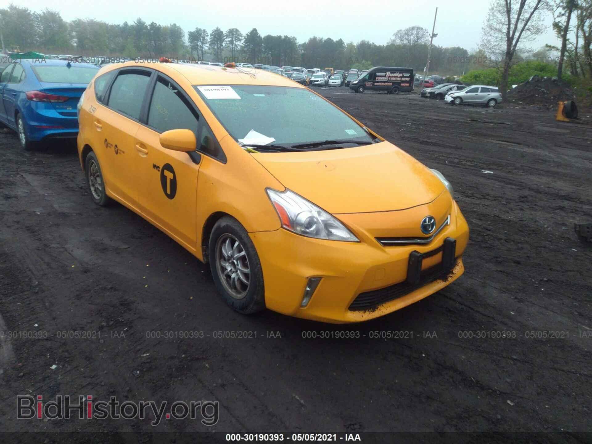 Photo JTDZN3EU2E3313014 - TOYOTA PRIUS V 2014