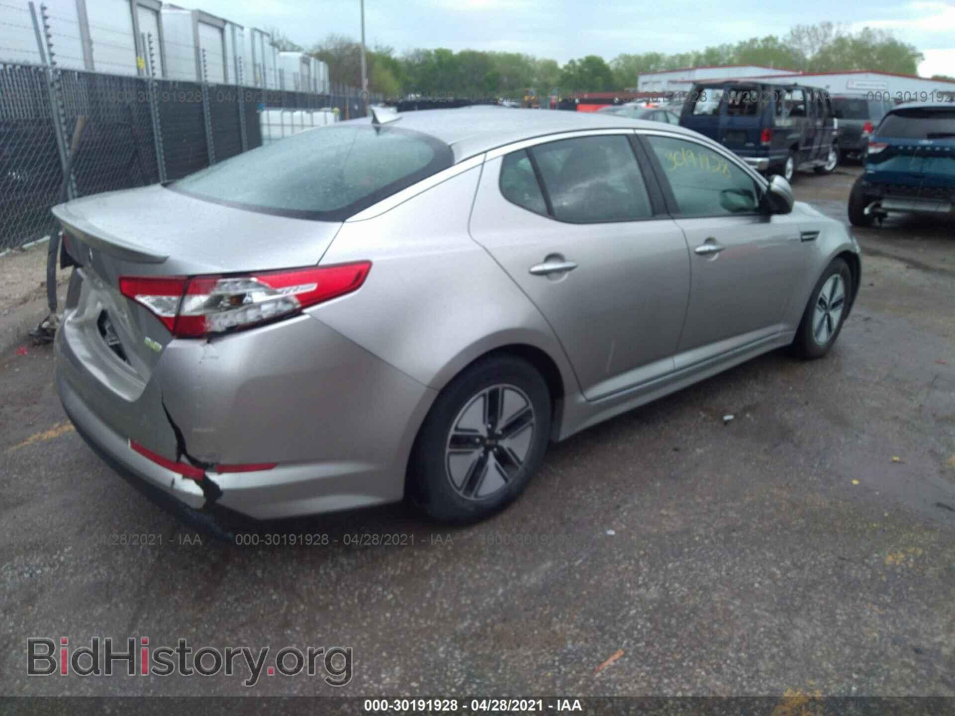 2013 KIA OPTIMA HYBRID - VIN: KNAGM4ADXD5052995 - Фото 4