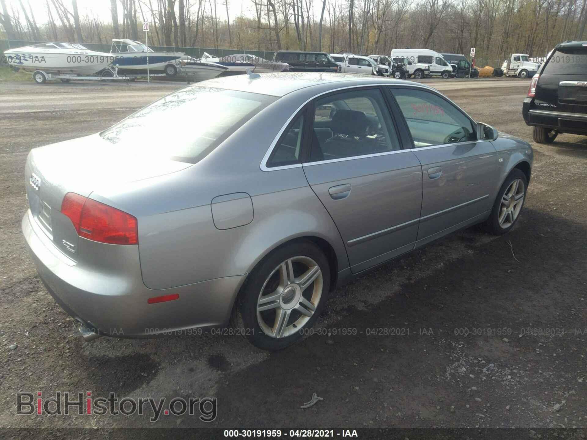 2007 AUDI A4 - VIN: WAUDF78E87A121143 - Фото 4