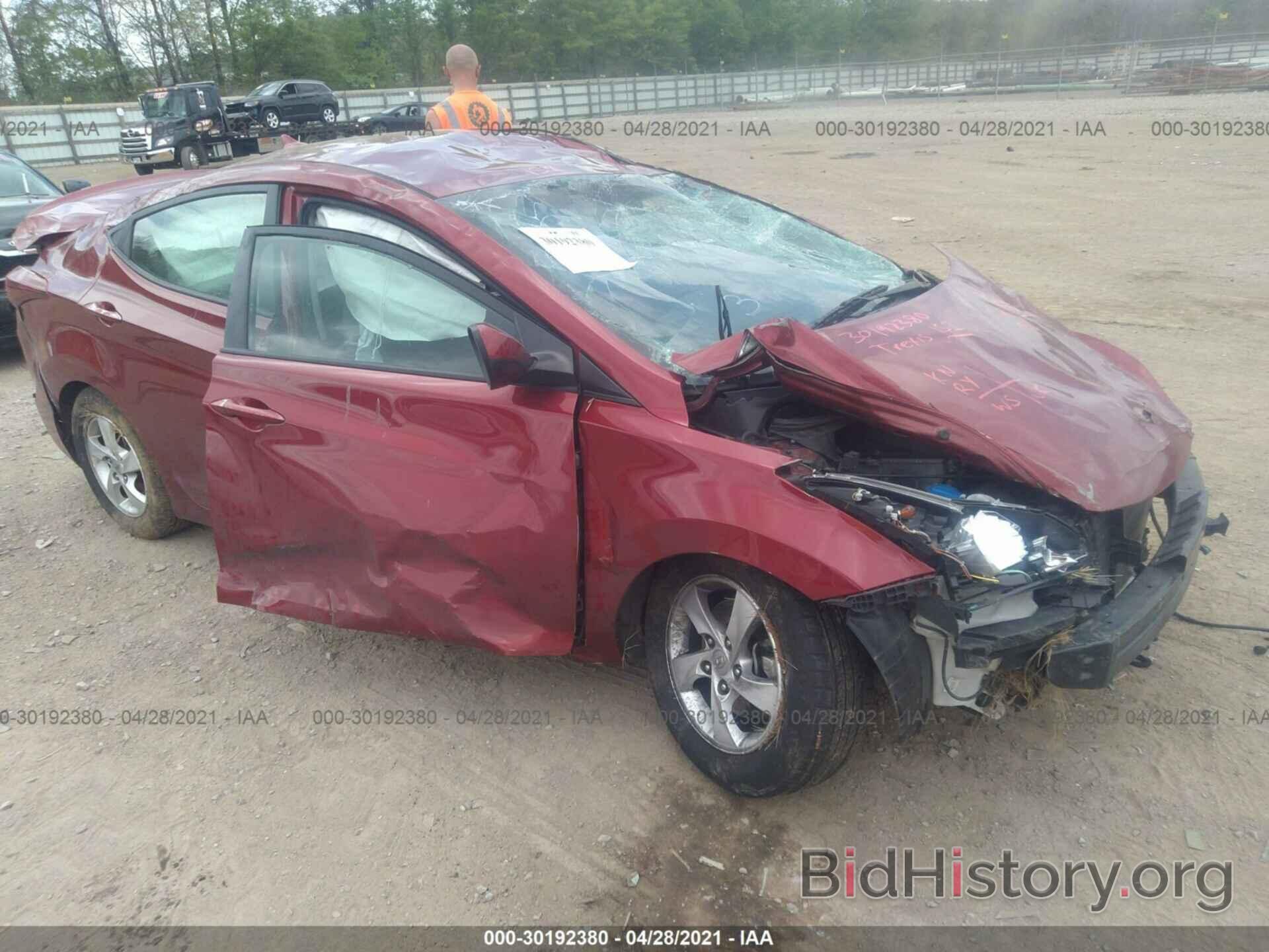 Photo 5NPDH4AE7FH643985 - HYUNDAI ELANTRA 2015