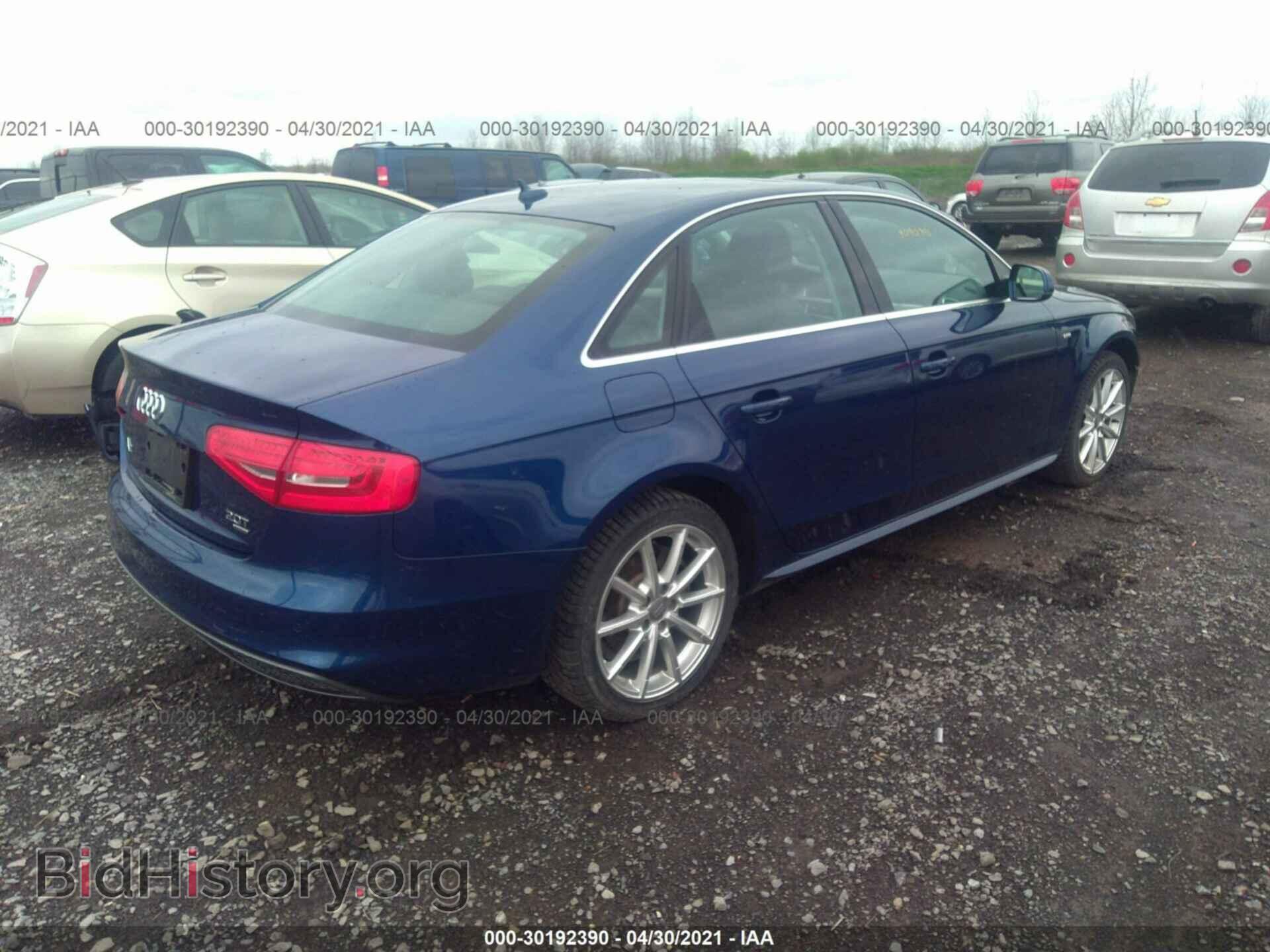 2014 AUDI A4 - VIN: WAUFFAFL2EA081100 - Photo 4