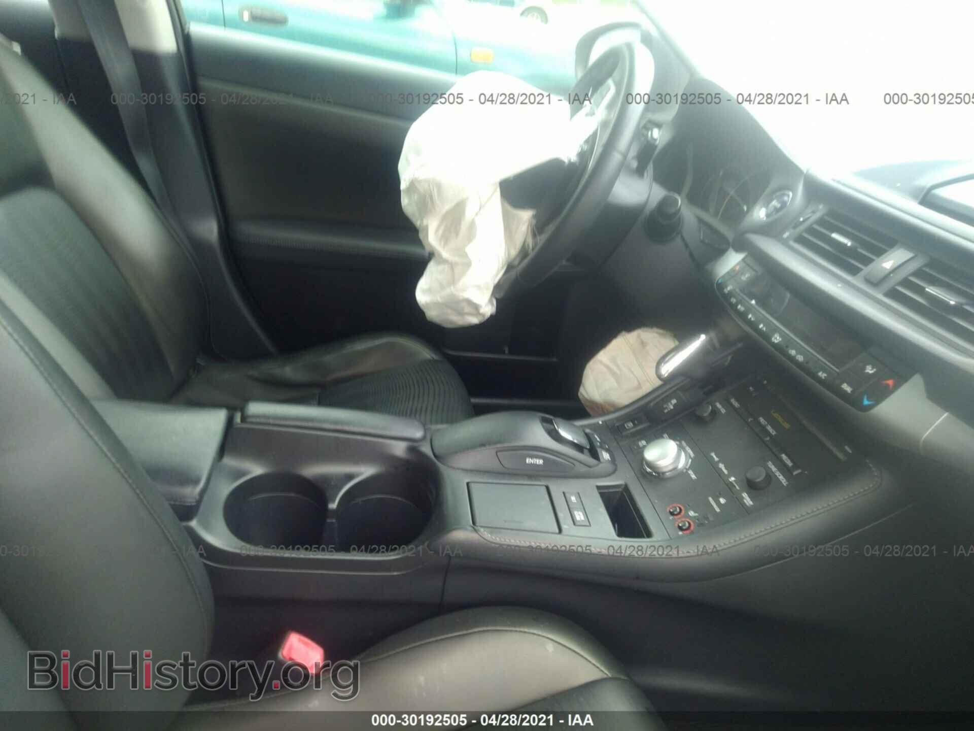2013 LEXUS CT 200H - VIN: JTHKD5BH3D2153381 - Фото 5