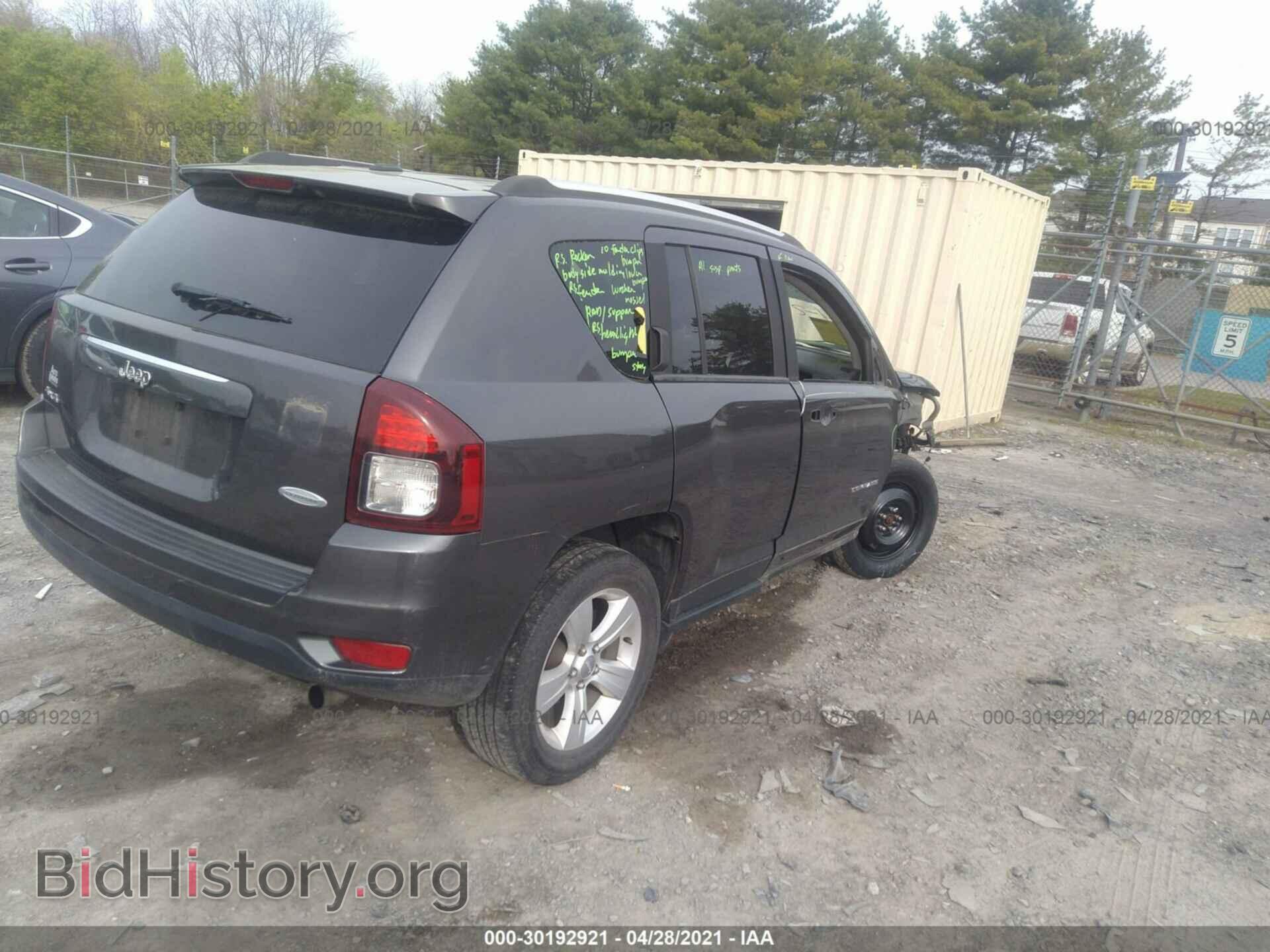 2014 JEEP COMPASS - VIN: 1C4NJDEB5ED892590 - Фото 4