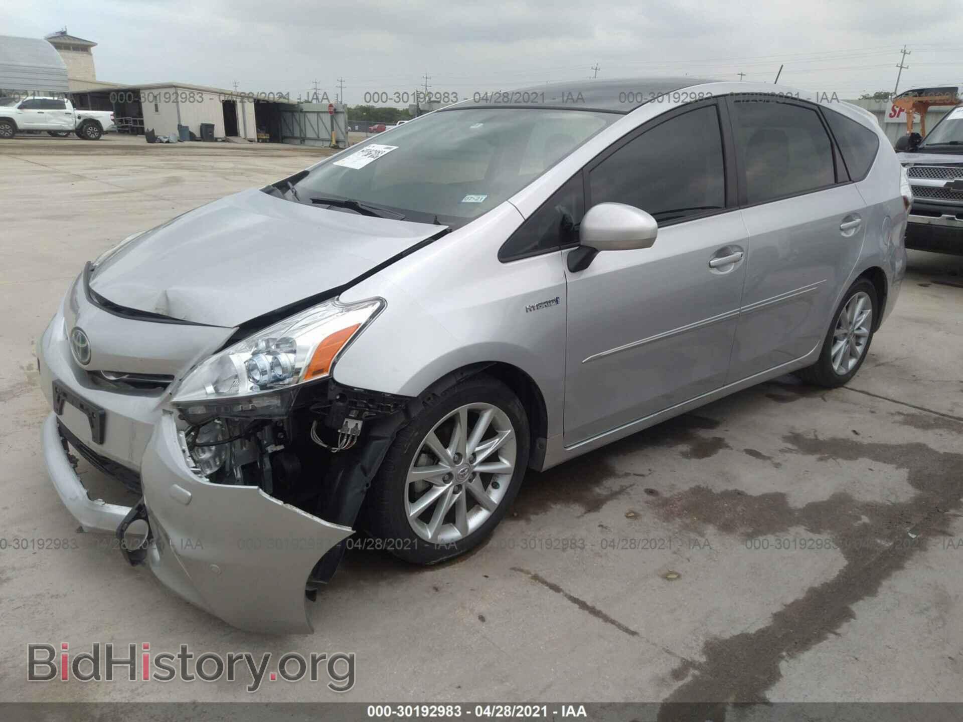 2013 TOYOTA PRIUS V - VIN: JTDZN3EU7D3237207 - Фото 2