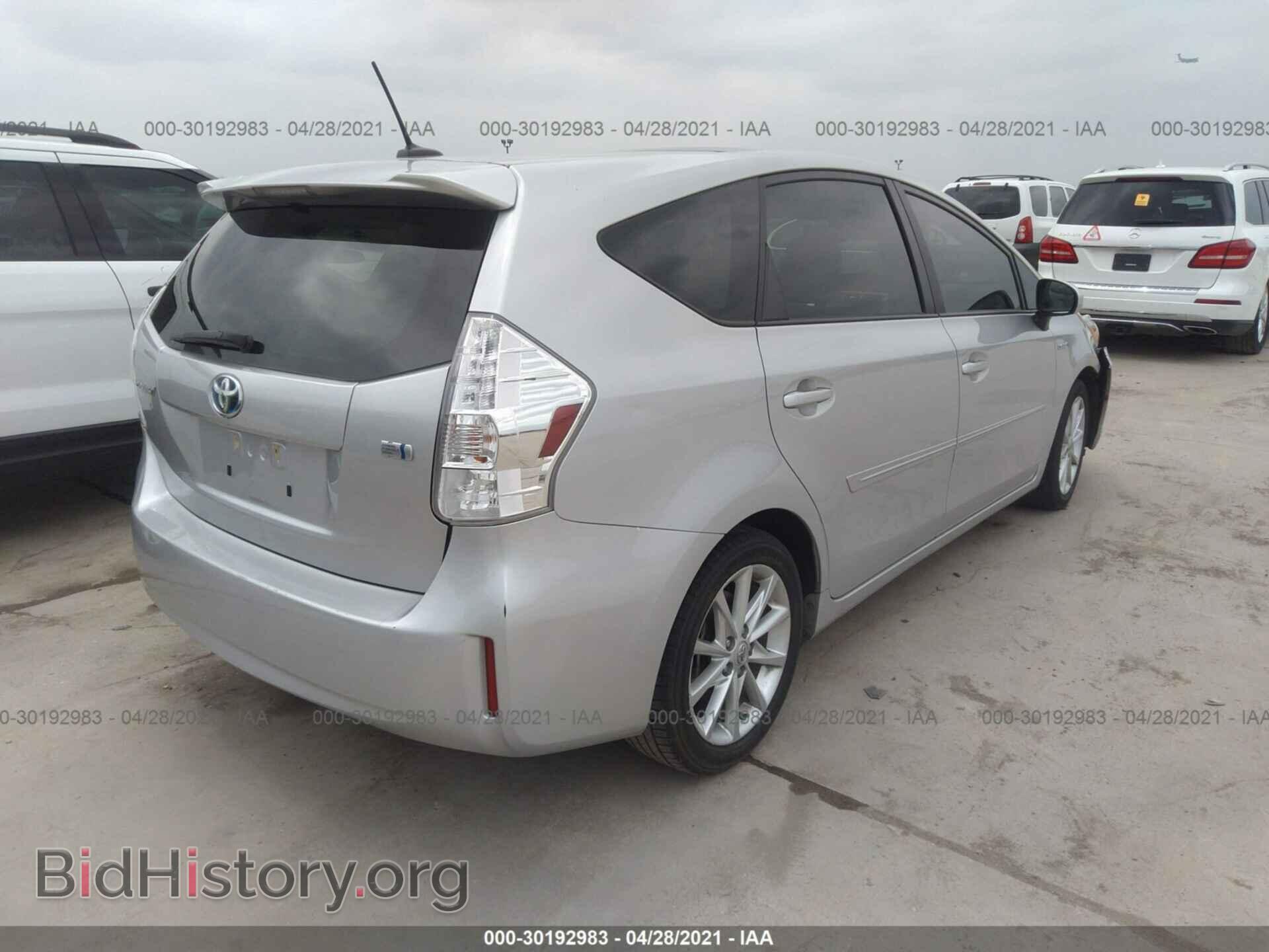 2013 TOYOTA PRIUS V - VIN: JTDZN3EU7D3237207 - Фото 4