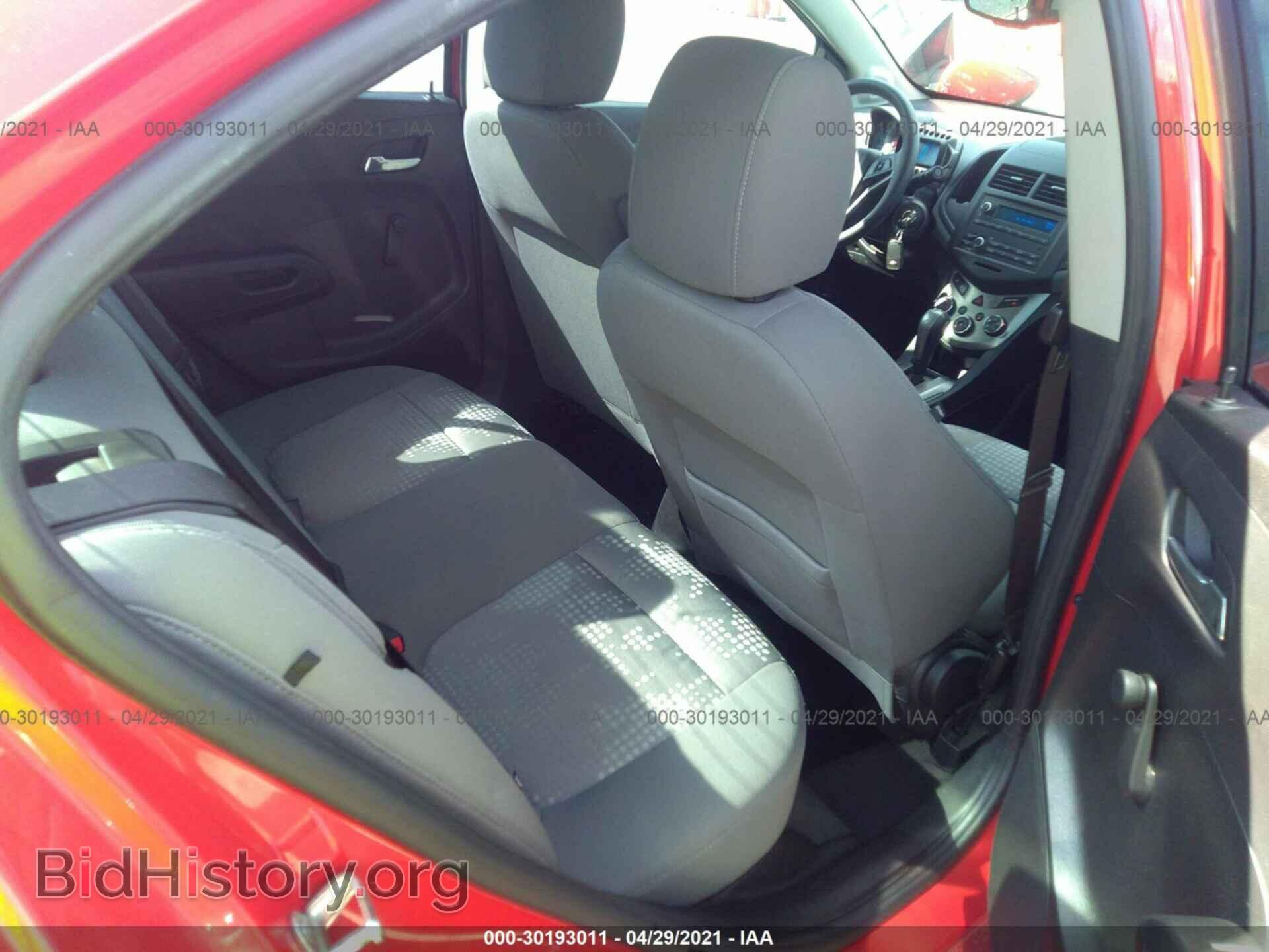 2013 CHEVROLET SONIC - VIN: 1G1JA5SH2D4124635 - Фото 8