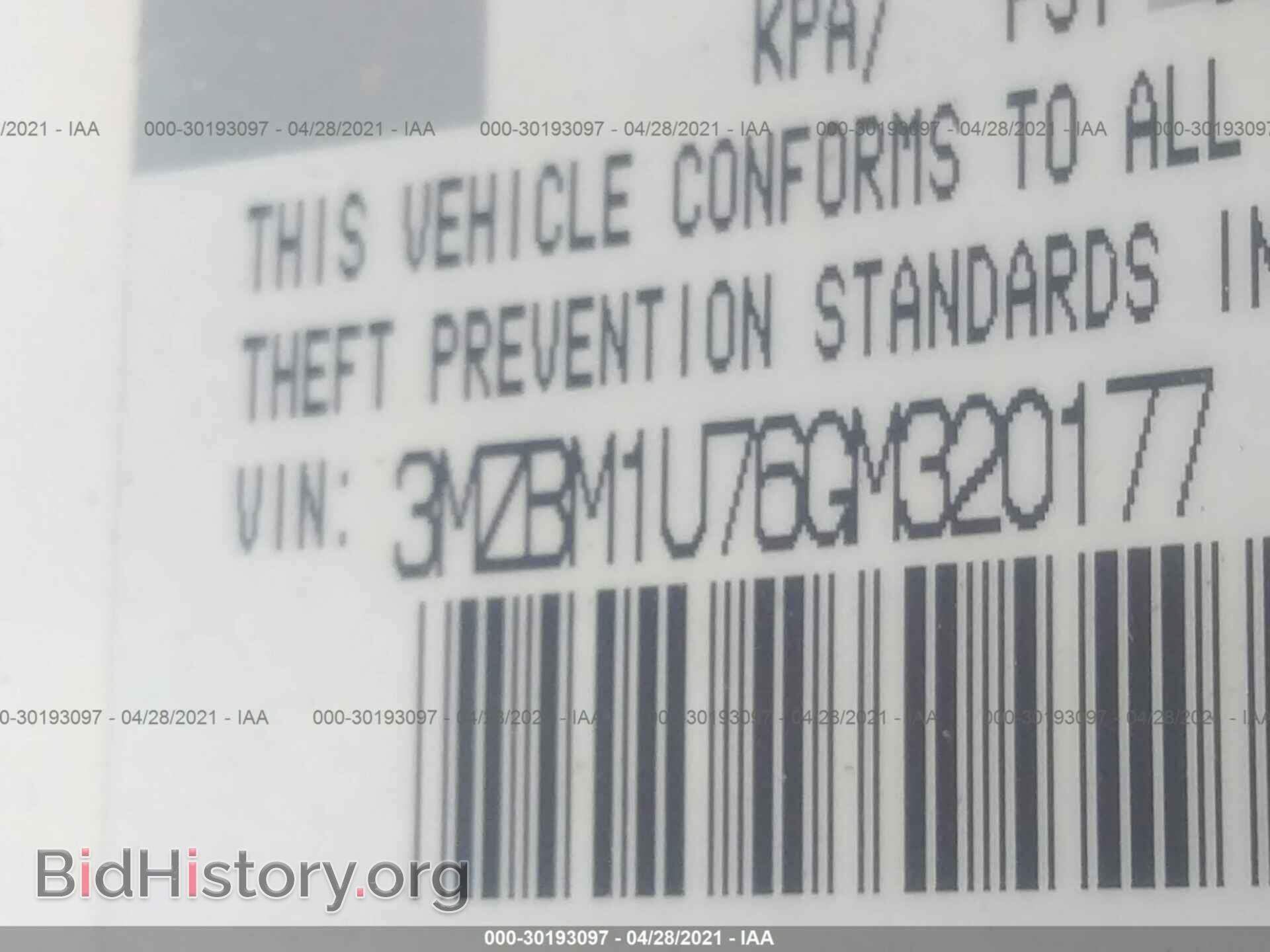 2016 MAZDA MAZDA3 - VIN: 3MZBM1U76GM320177 - Фото 9