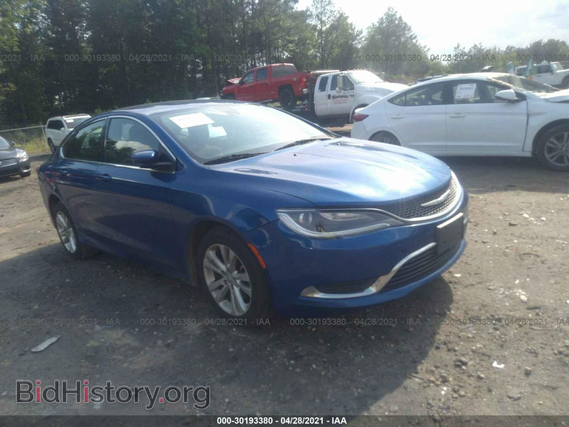 Фотография 1C3CCCAB7FN594687 - CHRYSLER 200 2015