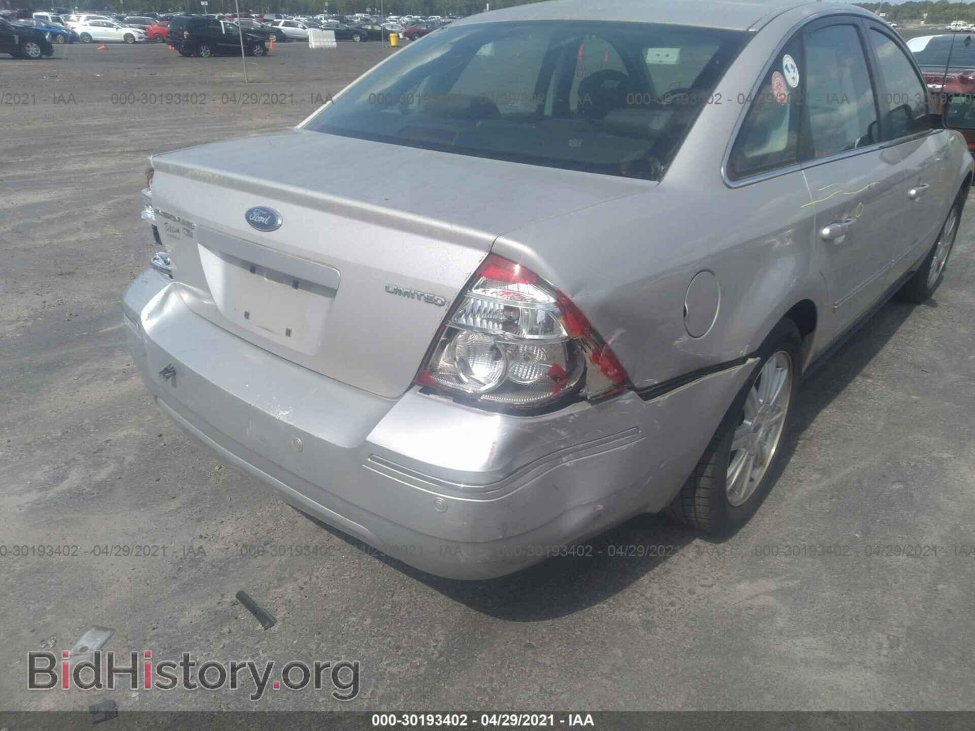 2006 FORD FIVE HUNDRED - VIN: 1FAHP28126G122744 - Фото 6