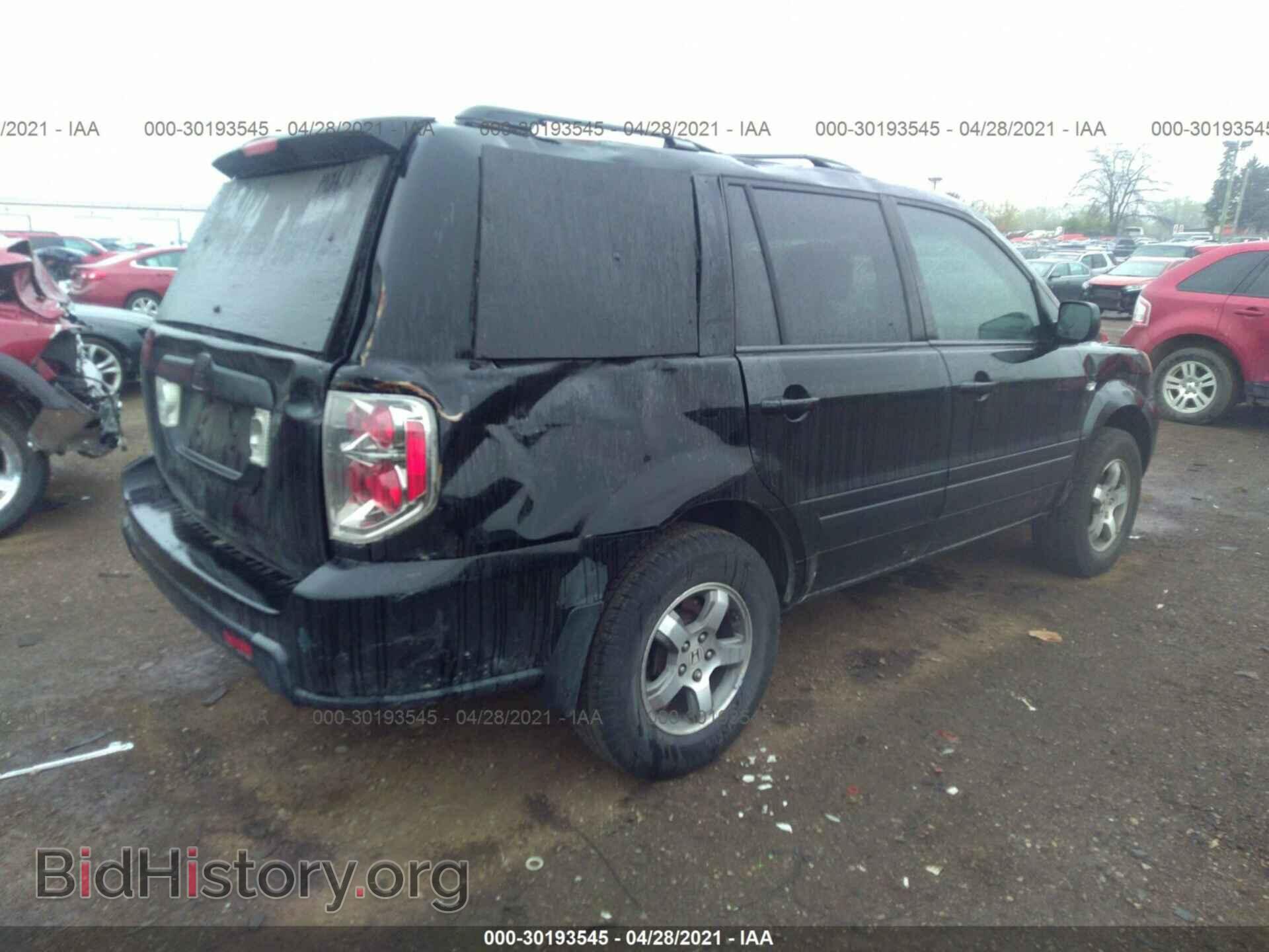 2007 HONDA PILOT - VIN: 5FNYF28647B031804 - Photo 4
