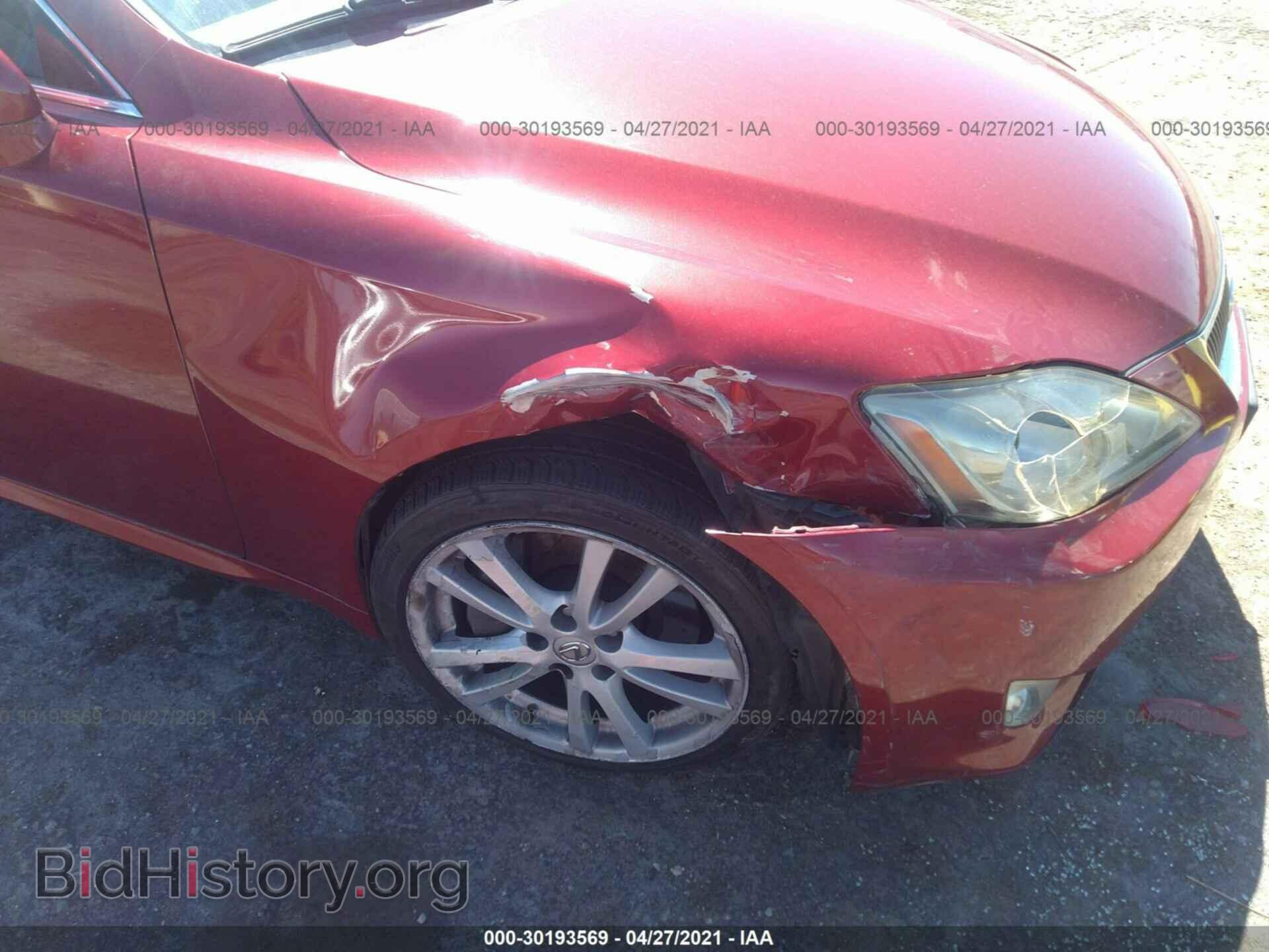 2006 LEXUS IS 350 - VIN: JTHBE262065010830 - Фото 6