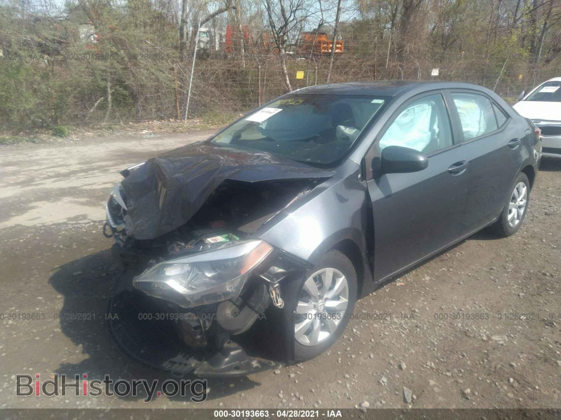 2014 TOYOTA COROLLA - VIN: 2T1BURHE1EC150374 - Фото 2