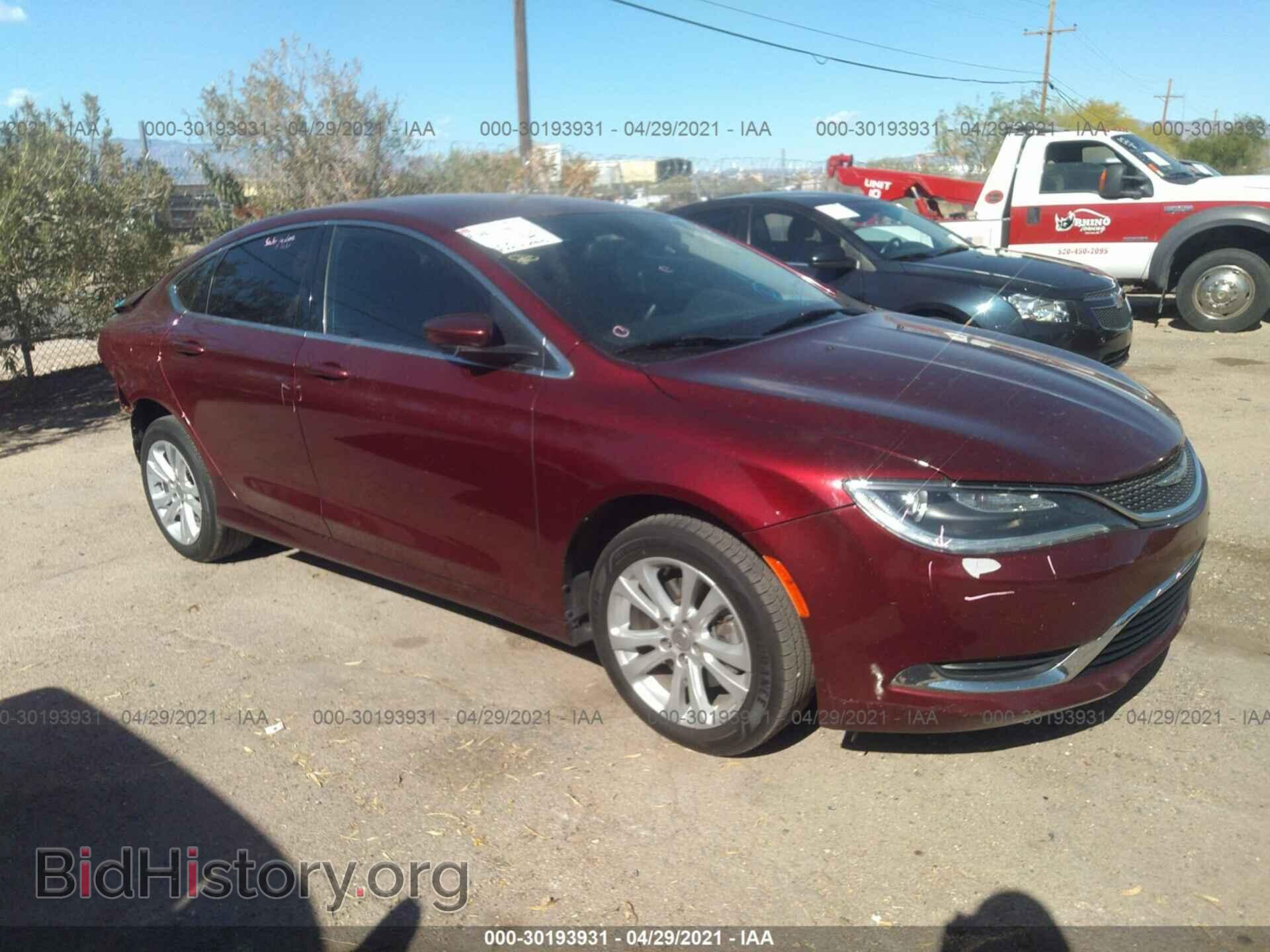 Фотография 1C3CCCAB6FN759080 - CHRYSLER 200 2015