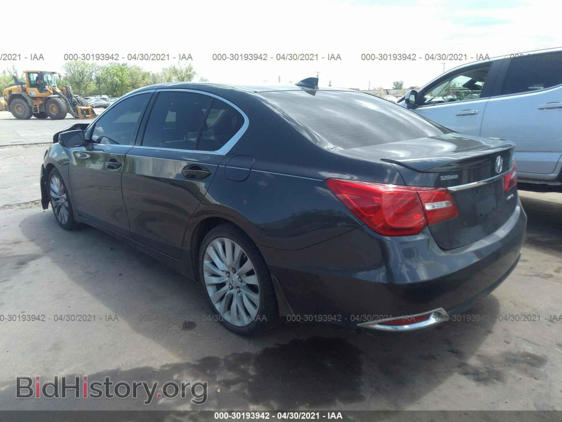 2014 ACURA RLX - VIN: JH4KC1F54EC003500 - Фото 3