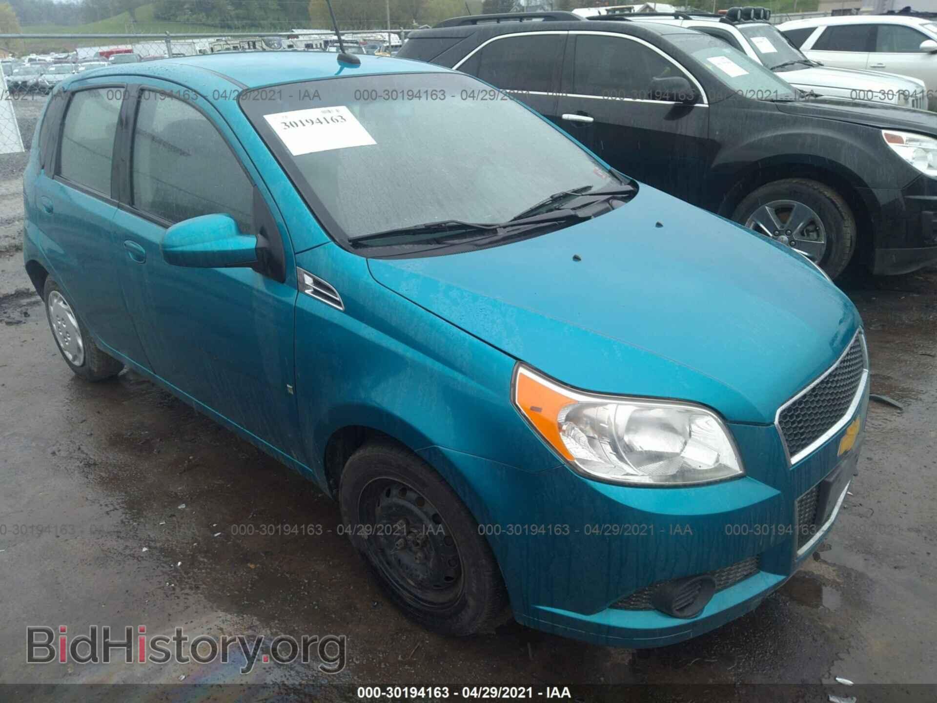 Photo KL1TD66E39B627596 - CHEVROLET AVEO 2009