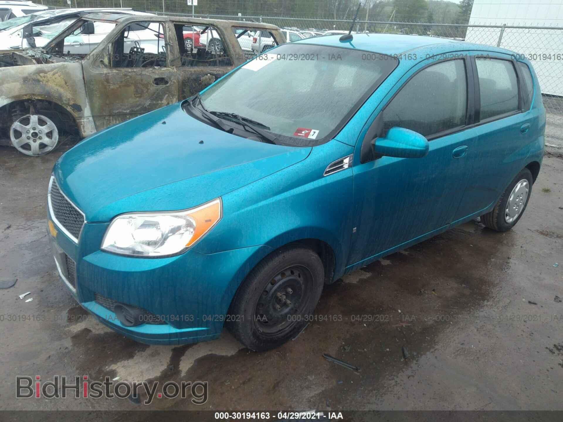 2009 CHEVROLET AVEO - VIN: KL1TD66E39B627596 - Фото 2