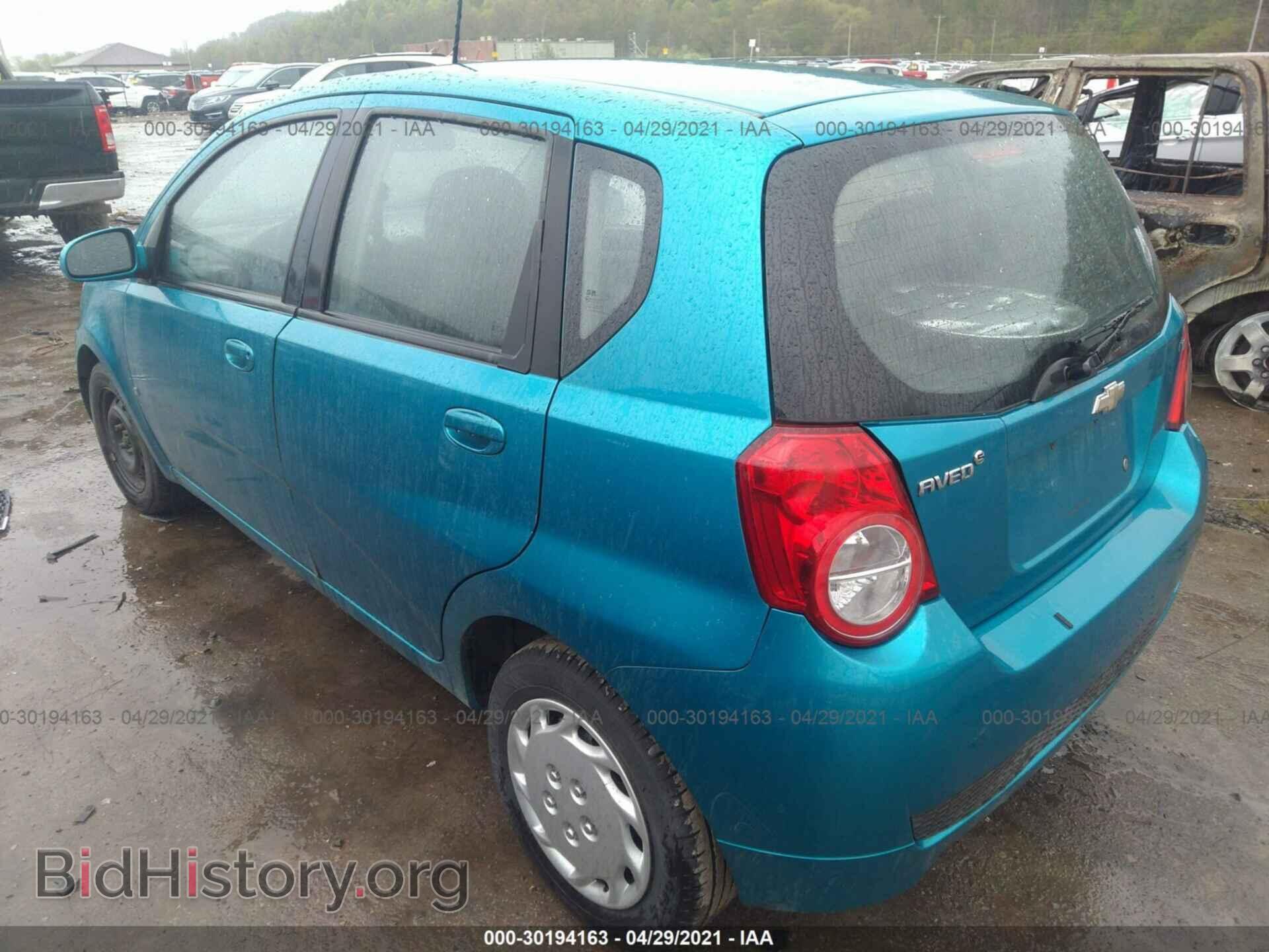 2009 CHEVROLET AVEO - VIN: KL1TD66E39B627596 - Фото 3