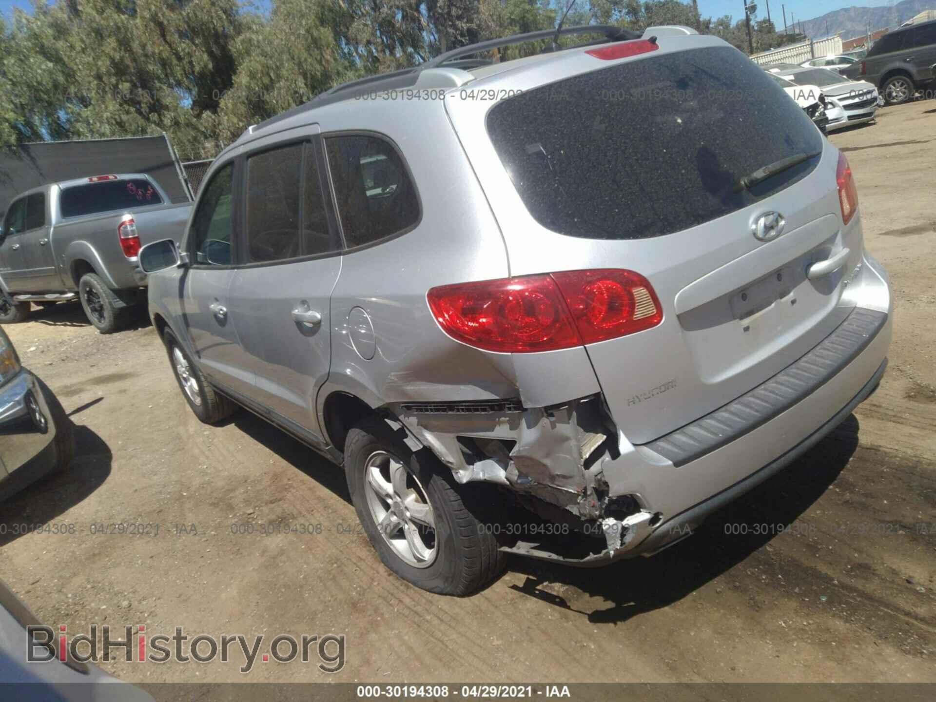 2007 HYUNDAI SANTA FE - VIN: 5NMSG13D27H035724 - Фото 3
