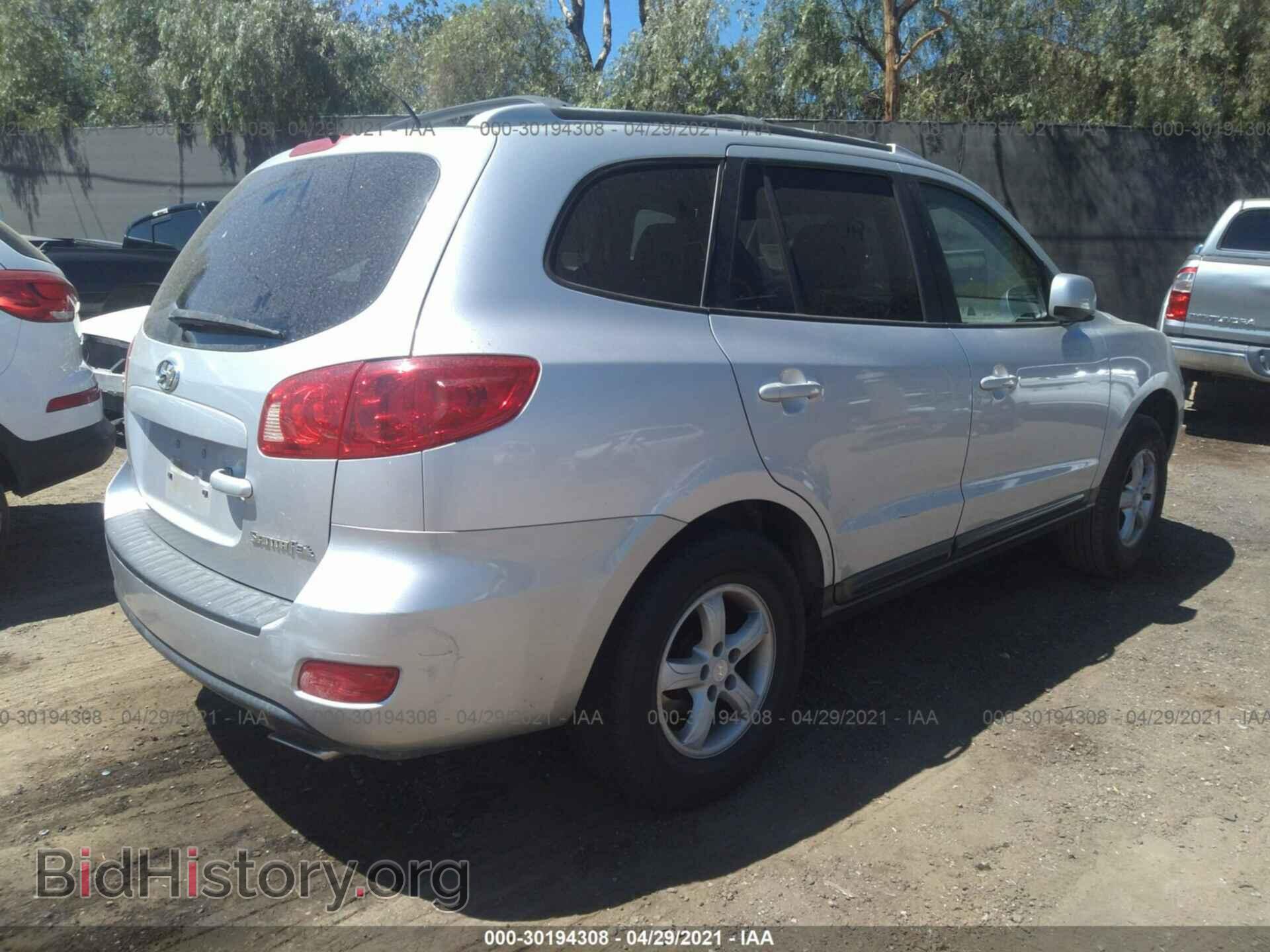 2007 HYUNDAI SANTA FE - VIN: 5NMSG13D27H035724 - Фото 4
