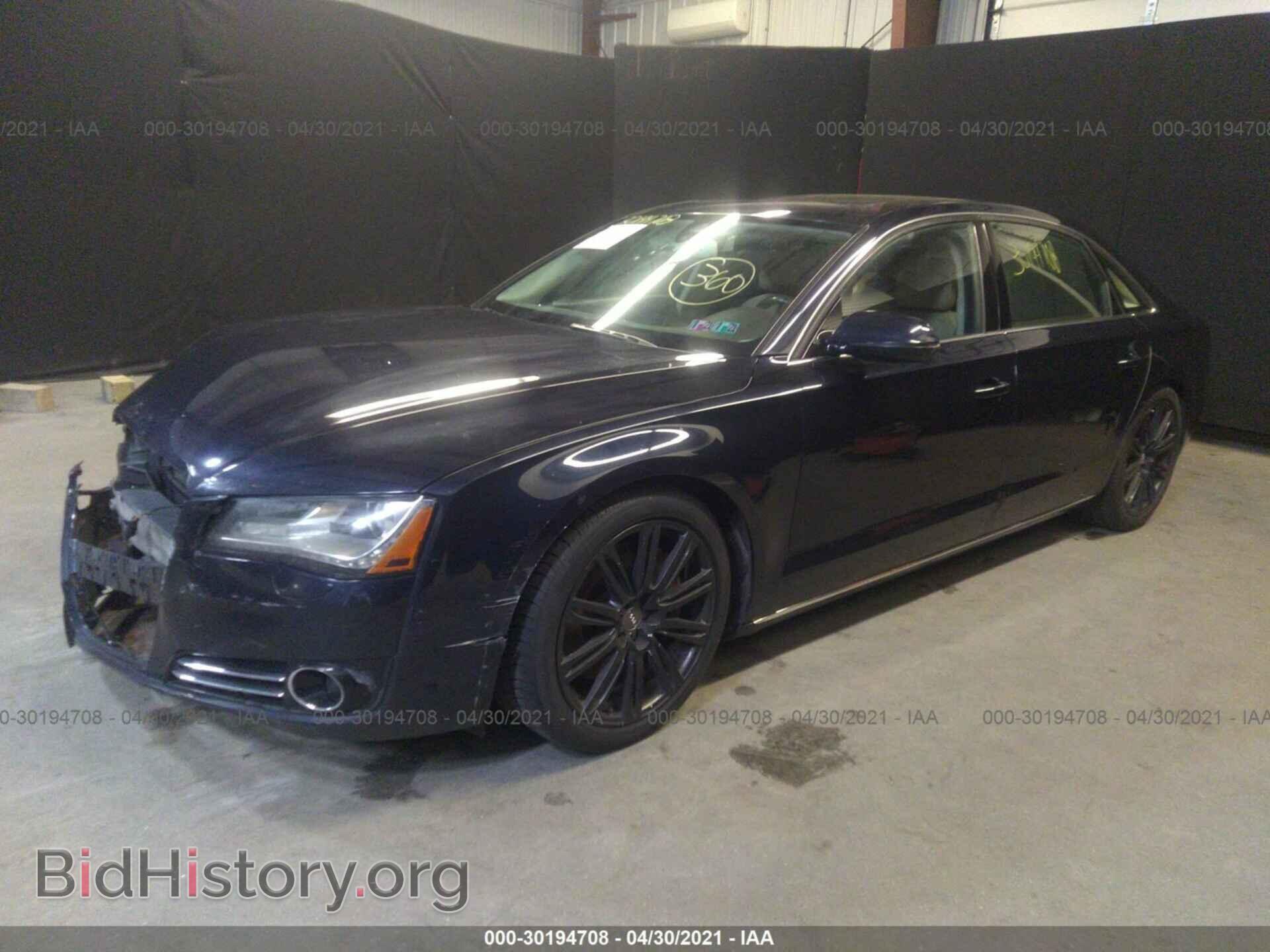 2012 AUDI A8 L - VIN: WAURVAFD2CN003575 - Фото 2