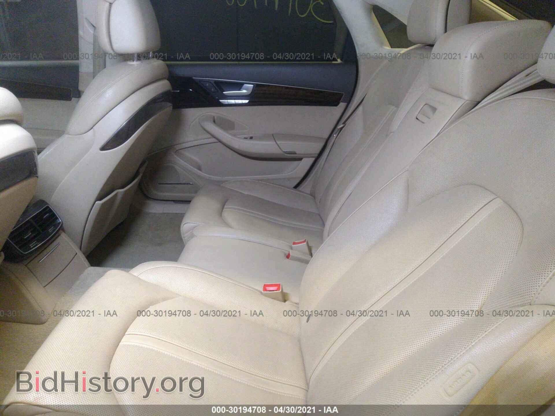 2012 AUDI A8 L - VIN: WAURVAFD2CN003575 - Фото 8