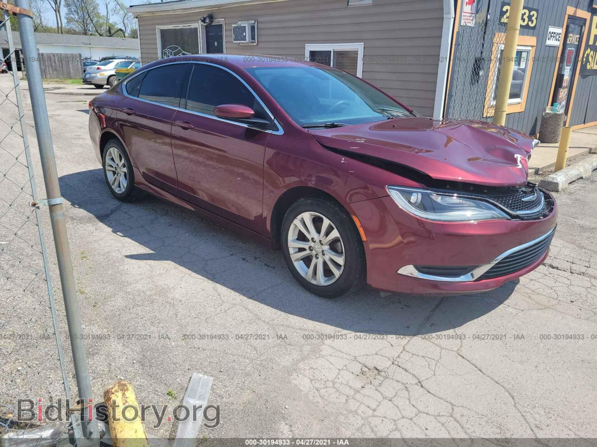 Фотография 1C3CCCAB3FN712735 - CHRYSLER 200 2015