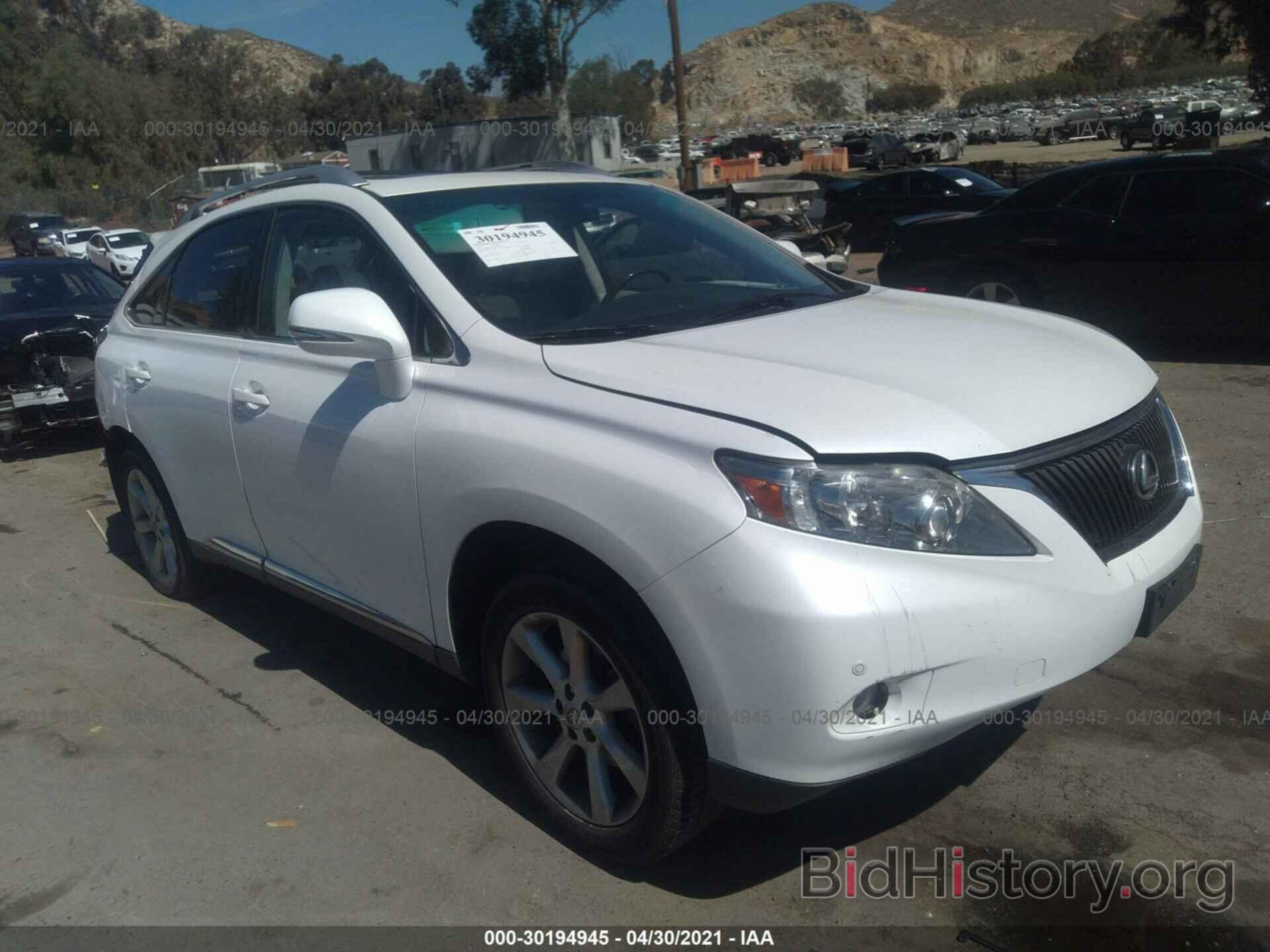 Photo 2T2ZK1BA3AC021067 - LEXUS RX 350 2010