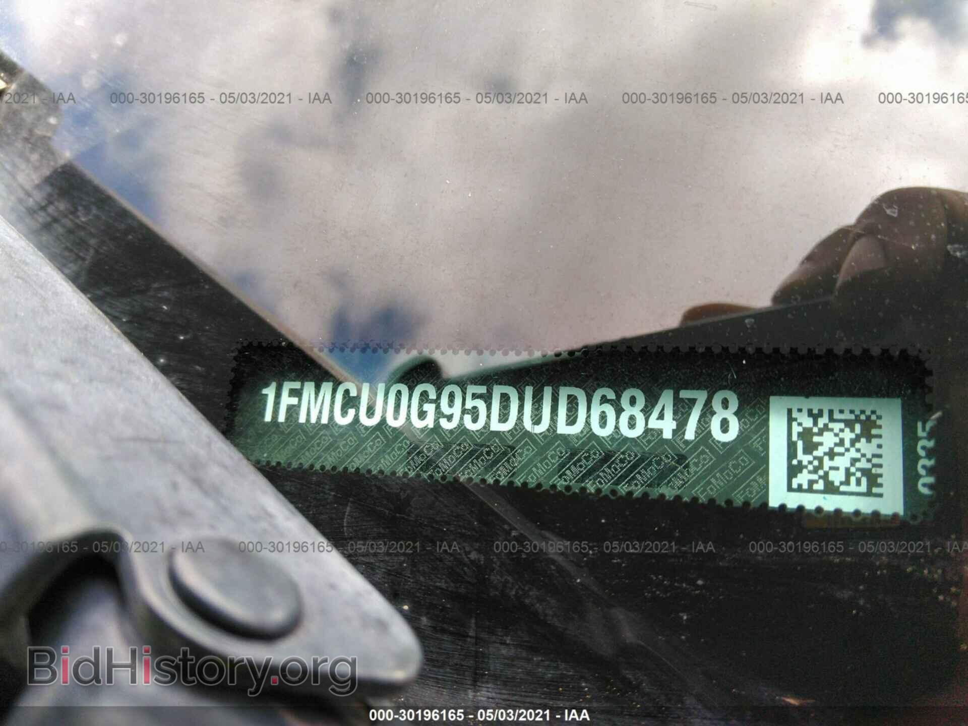 2013 FORD ESCAPE - VIN: 1FMCU0G95DUD68478 - Фото 9