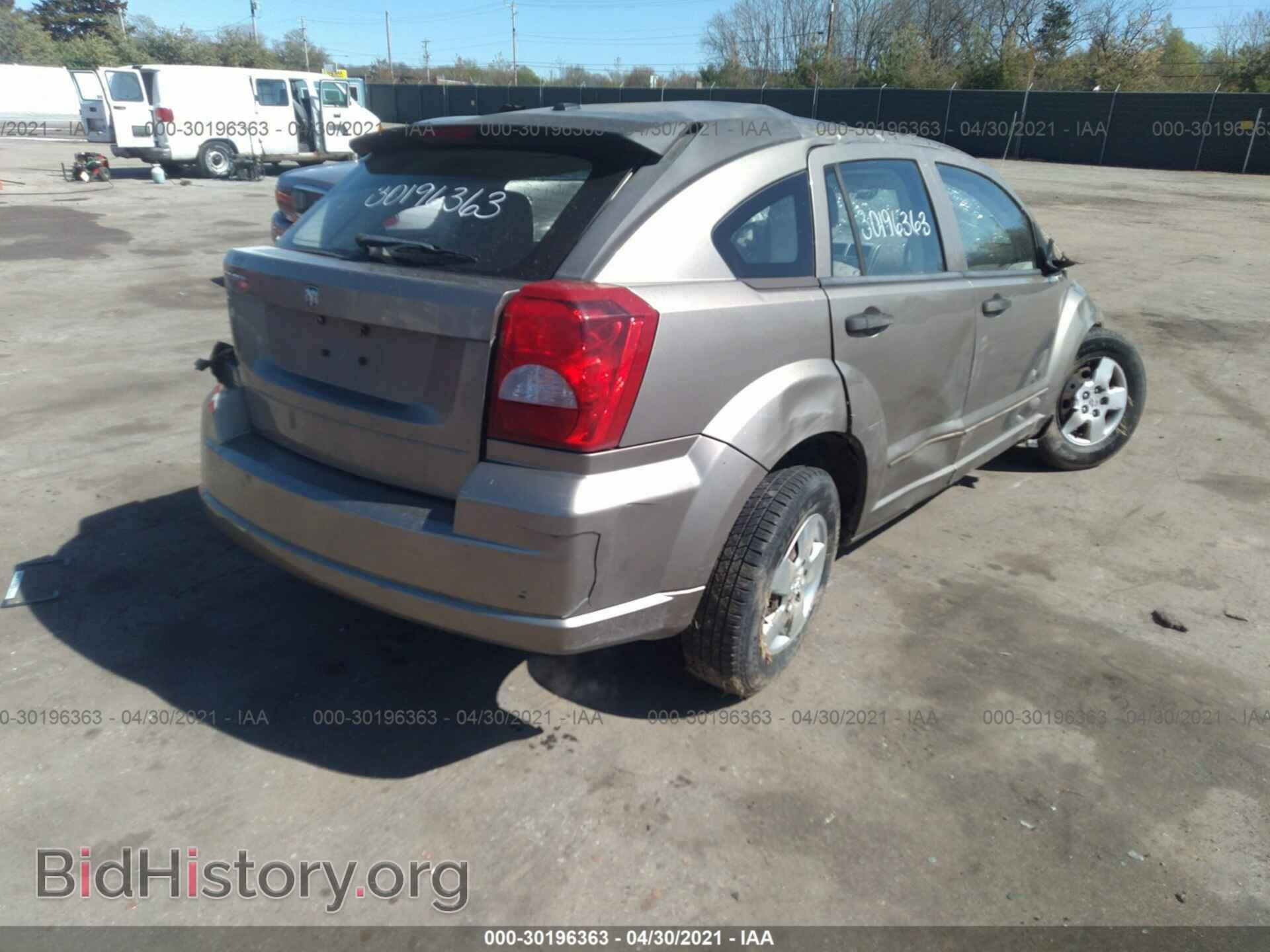2007 DODGE CALIBER - VIN: 1B3HB28B37D280290 - Фото 4