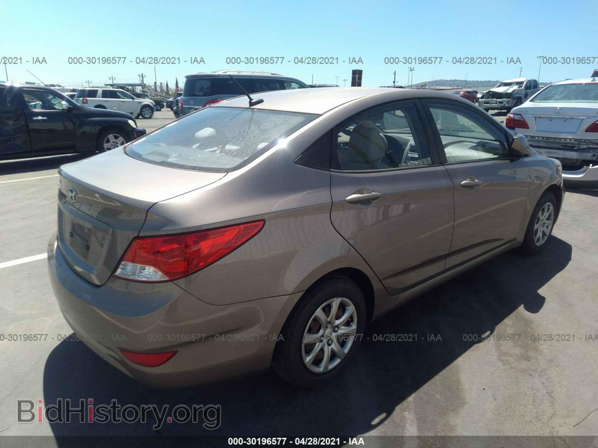 2012 HYUNDAI ACCENT - VIN: KMHCT4AE7CU235767 - Фото 4