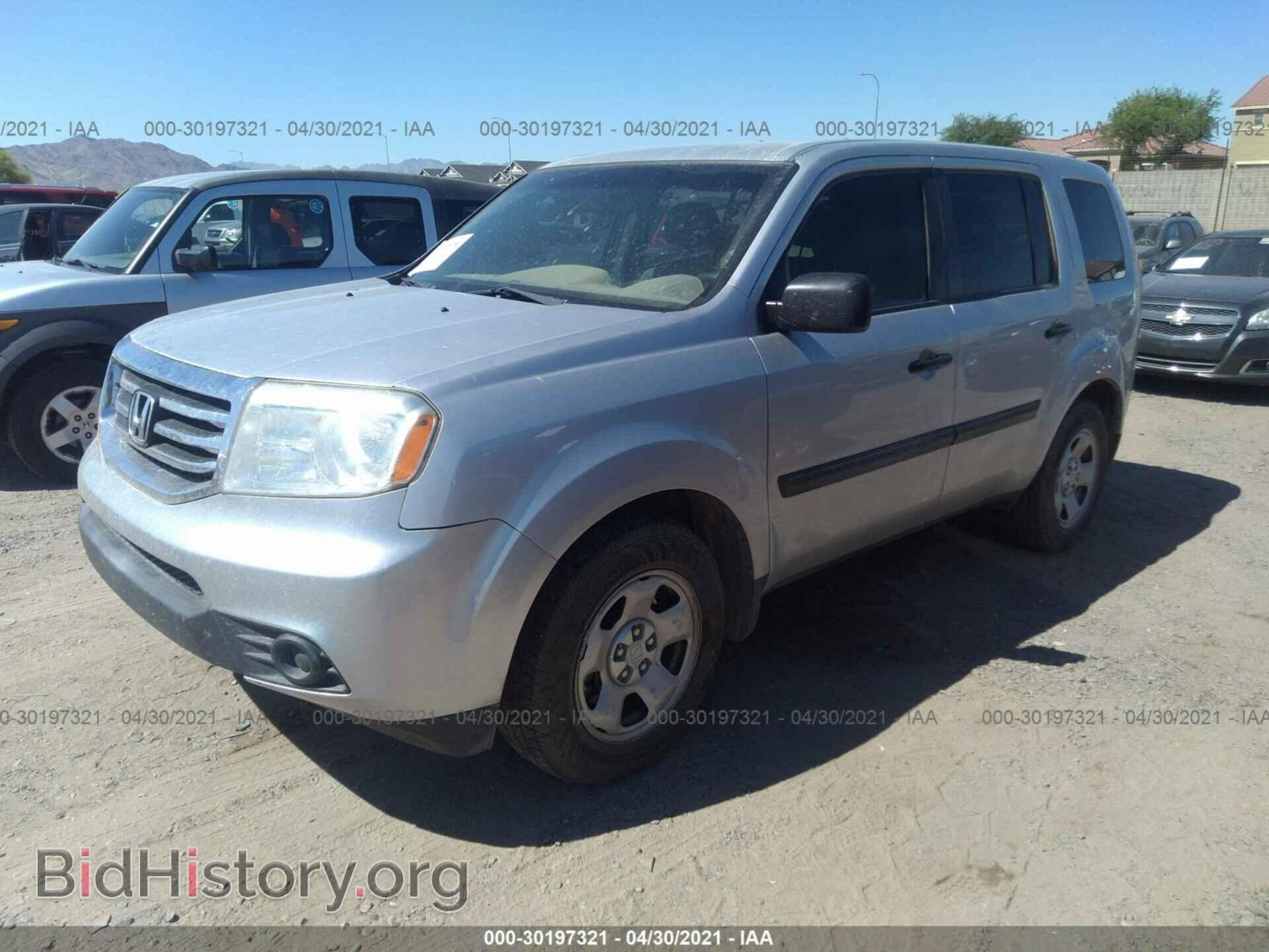 2013 HONDA PILOT - VIN: 5FNYF4H29DB008135 - Фото 2