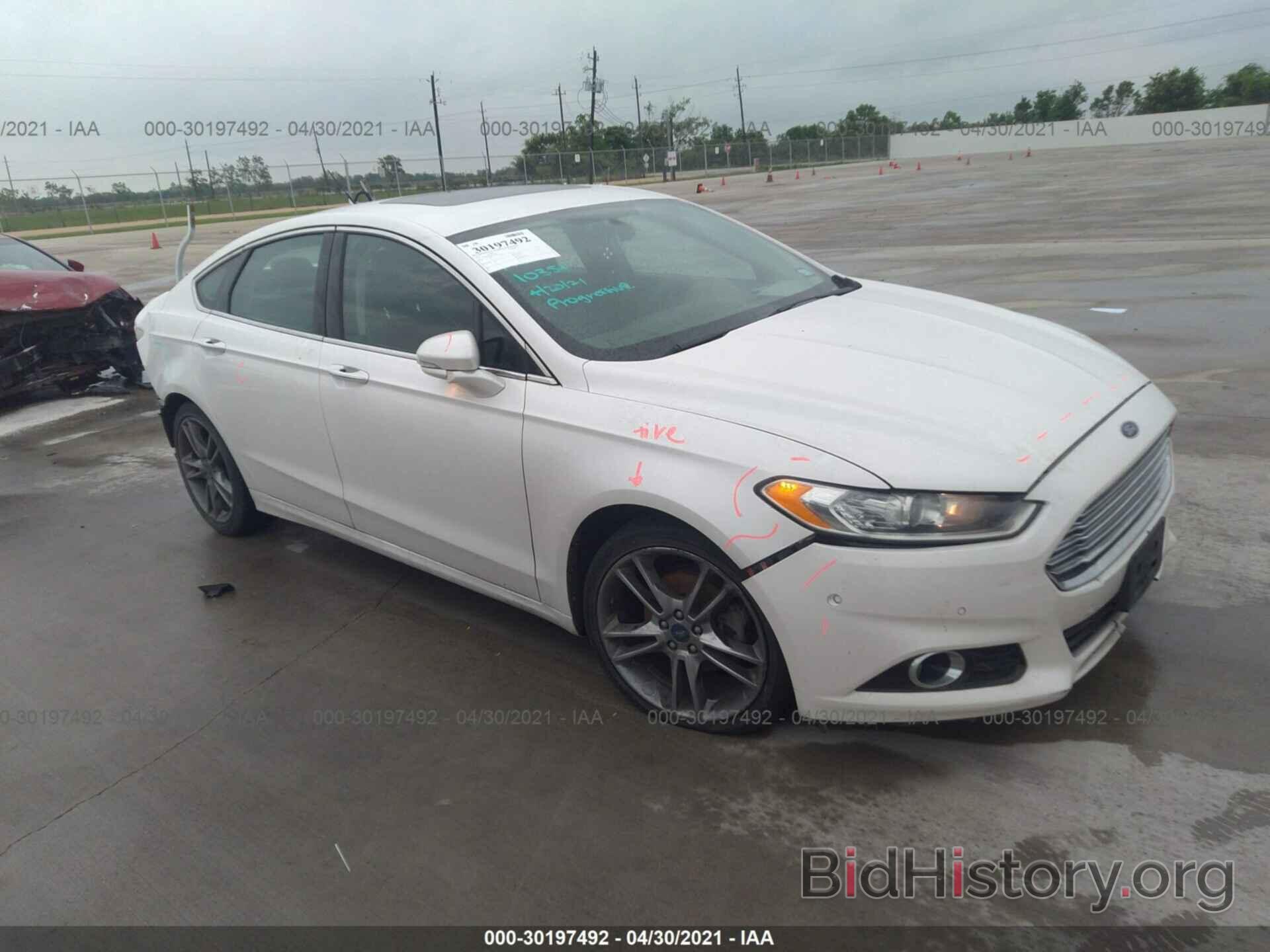 Photo 3FA6P0K99DR141596 - FORD FUSION 2013