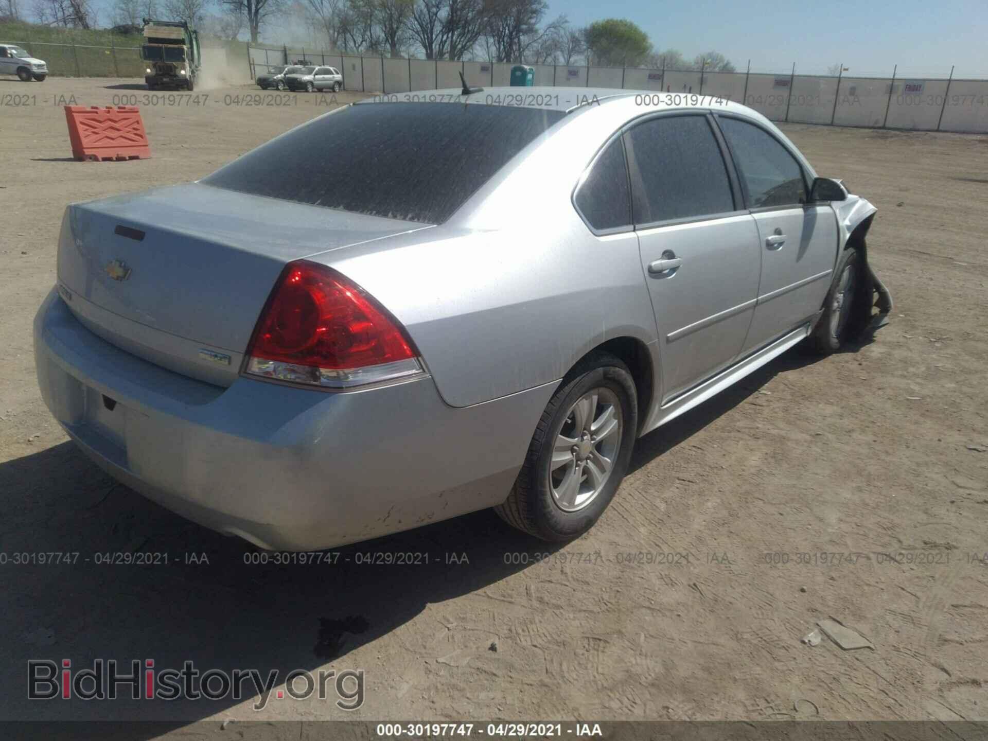 2012 CHEVROLET IMPALA - VIN: 2G1WF5E39C1283542 - Фото 4