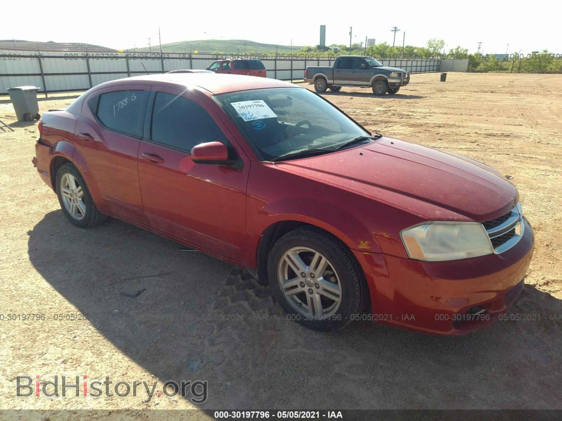 Фотография 1C3CDZCB9CN157072 - DODGE AVENGER 2012
