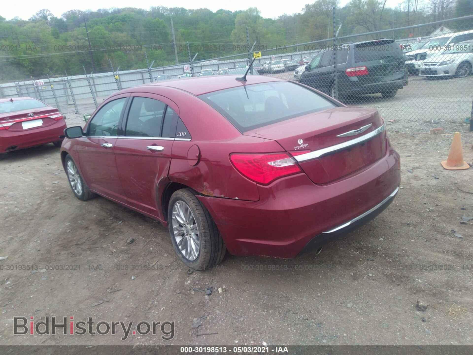 2012 CHRYSLER 200 - VIN: 1C3CCBCG8CN308456 - Фото 3