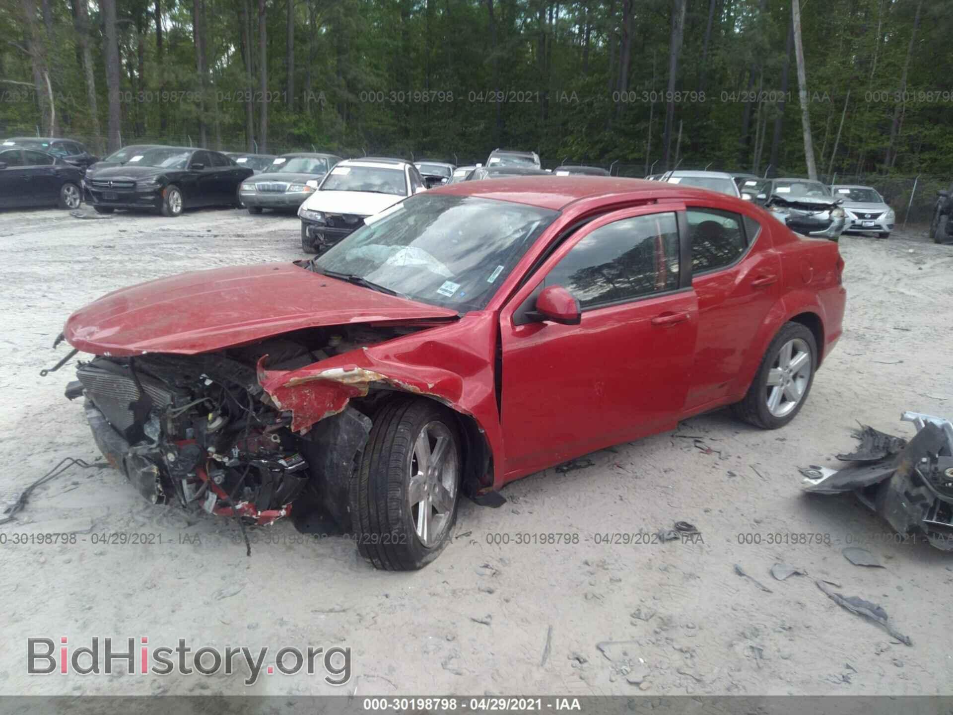 2013 DODGE AVENGER - VIN: 1C3CDZCB6DN708270 - Фото 2